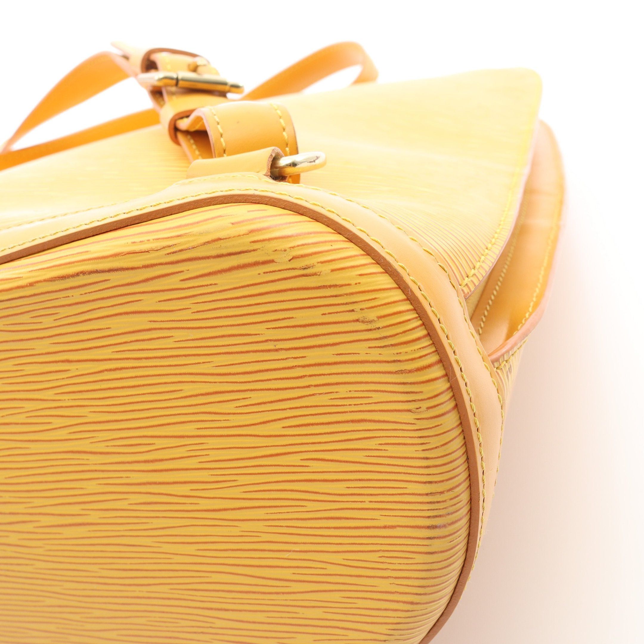 Louis Vuitton Louis Vuitton Gobelins Epi Tassi Yellow Backpack Rucksack Leather Size ONE SIZE - 6 Thumbnail