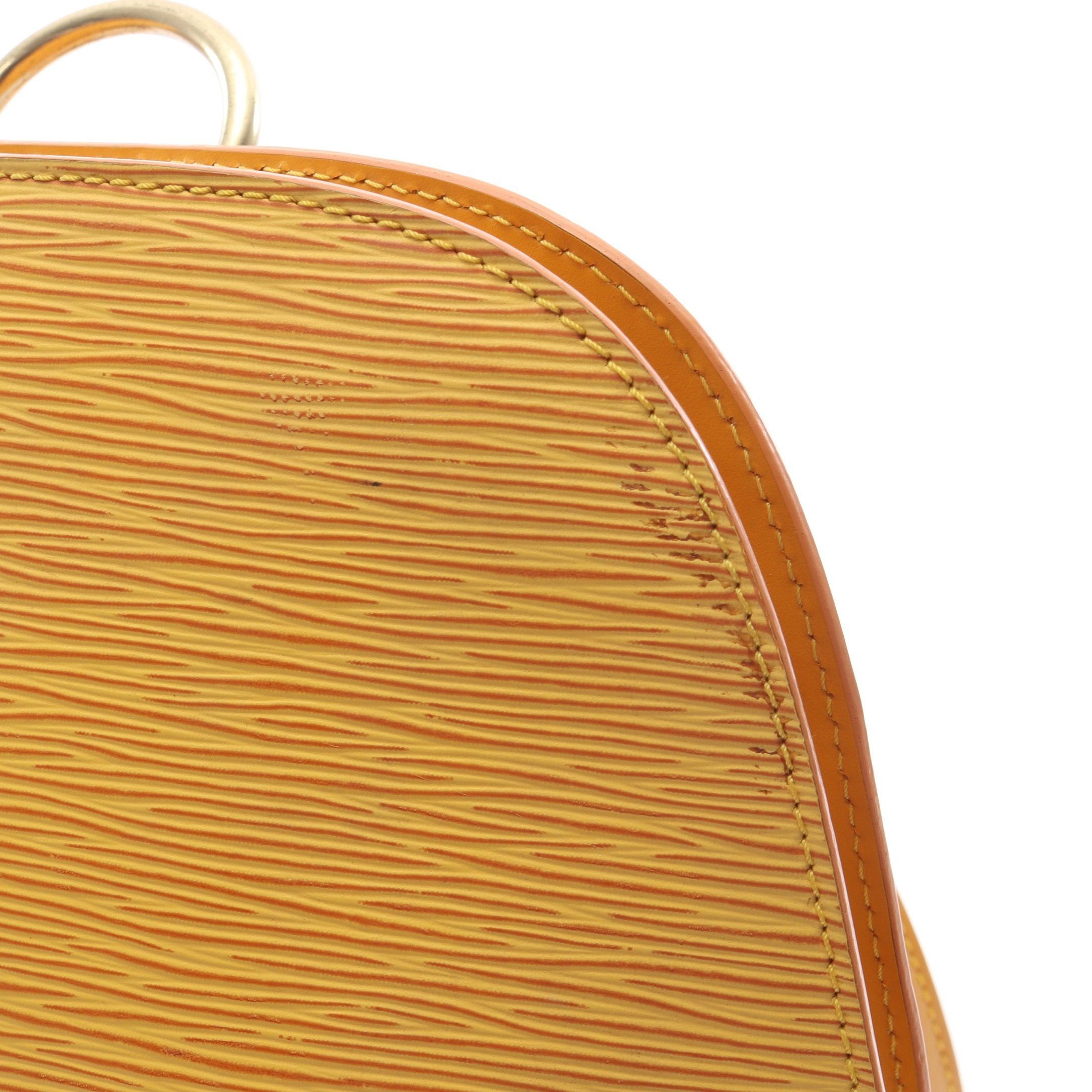 Louis Vuitton Louis Vuitton Gobelins Epi Tassi Yellow Backpack Rucksack Leather Size ONE SIZE - 10 Thumbnail