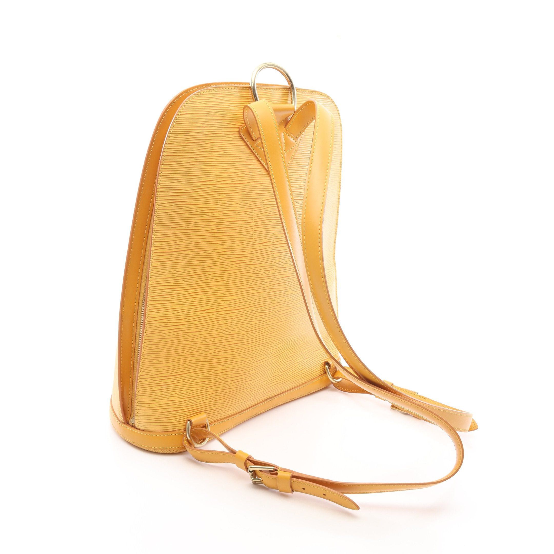 Louis Vuitton Louis Vuitton Gobelins Epi Tassi Yellow Backpack Rucksack Leather Size ONE SIZE - 2 Thumbnail