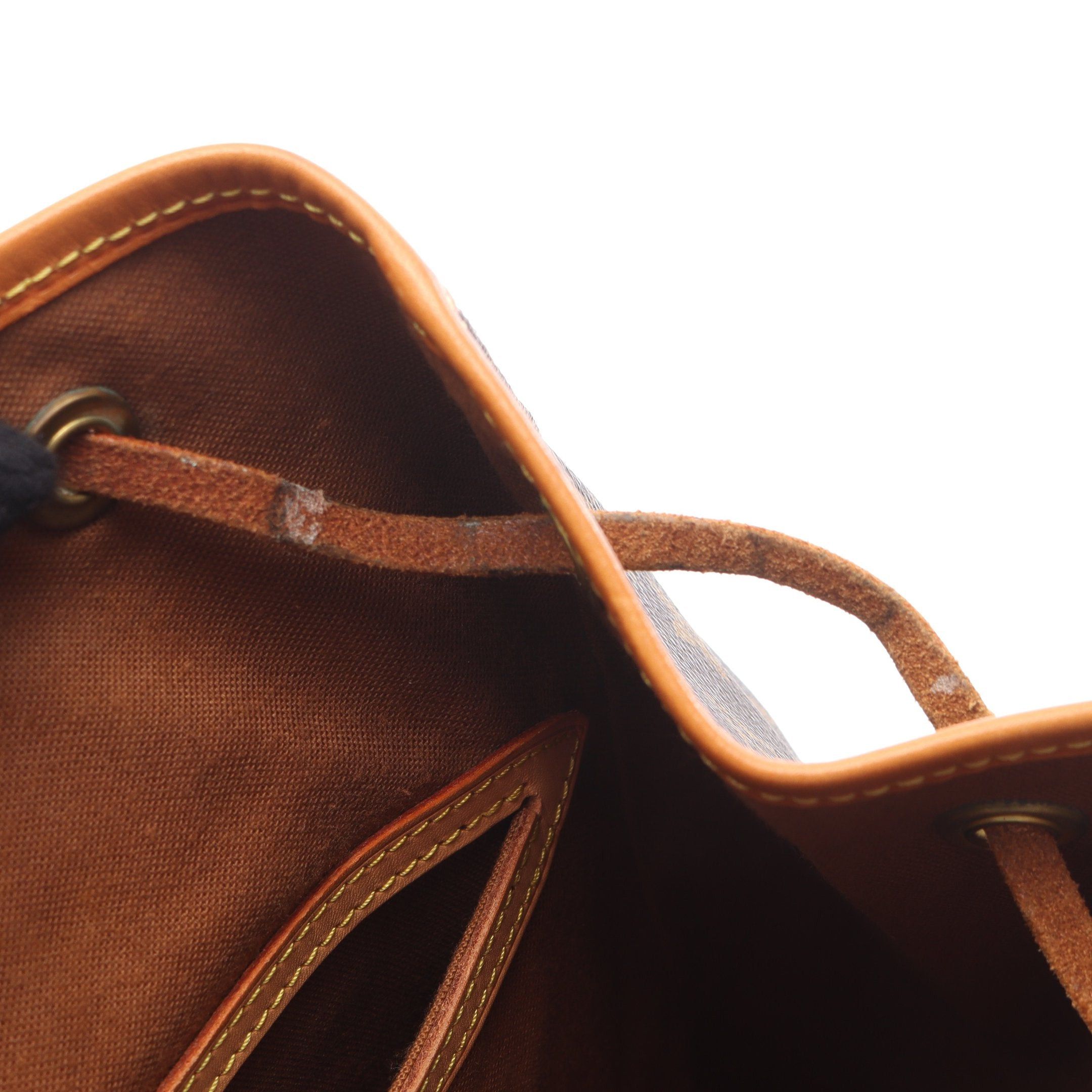 Louis Vuitton Louis Vuitton Montsouris Gm Monogram Backpack Rucksack Leather Brown Size ONE SIZE - 10 Thumbnail