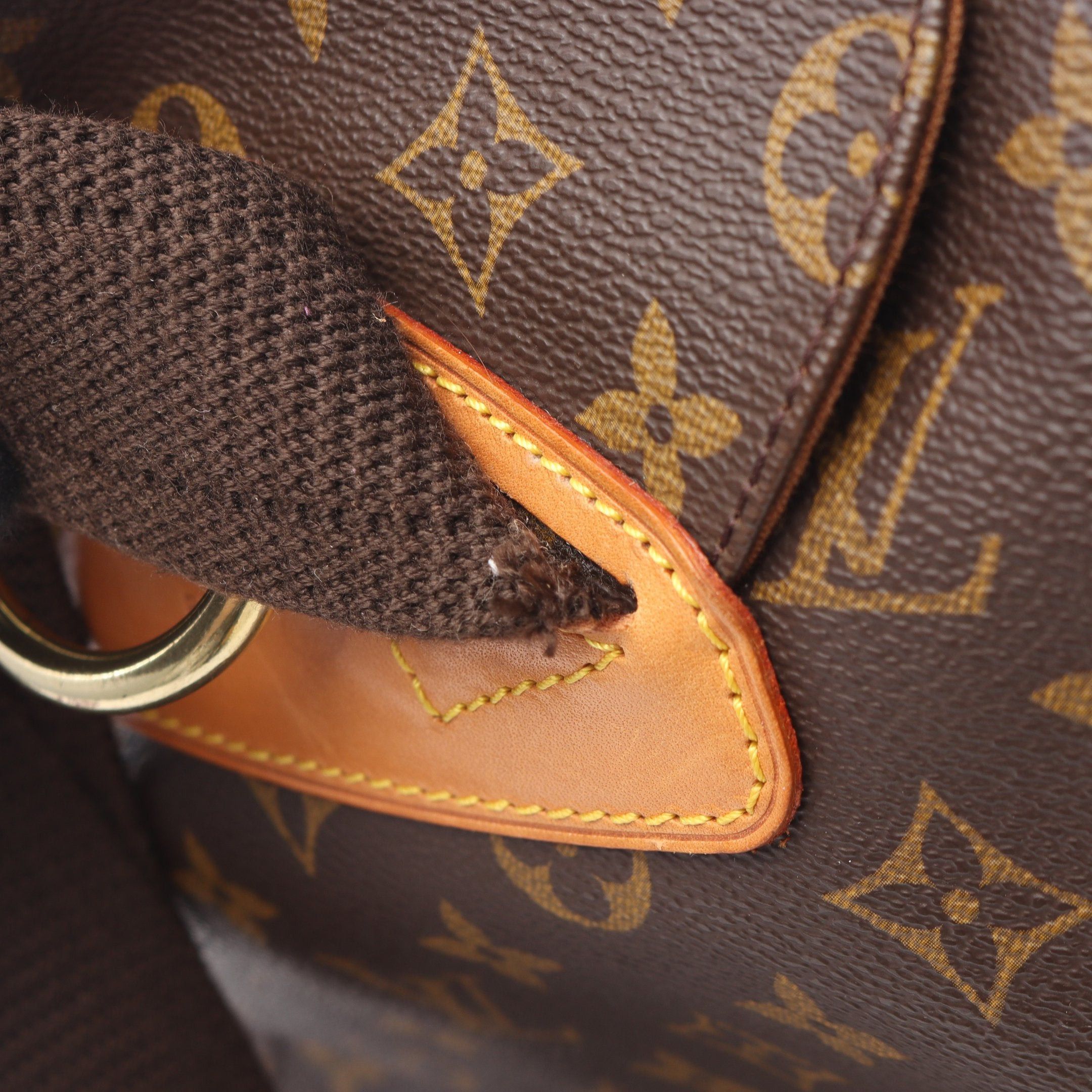 Louis Vuitton Louis Vuitton Montsouris Gm Monogram Backpack Rucksack Leather Brown Size ONE SIZE - 11 Thumbnail
