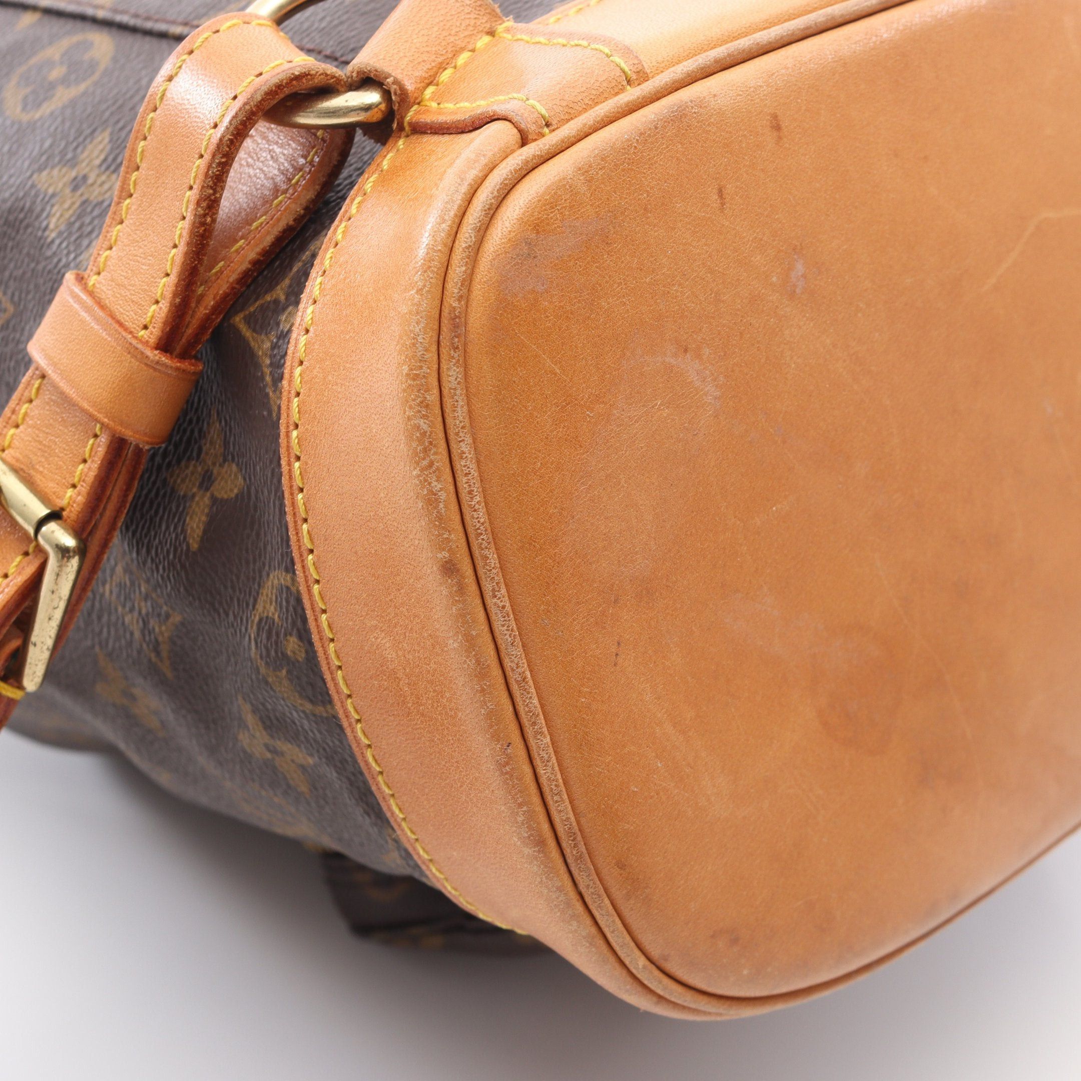 Louis Vuitton Louis Vuitton Montsouris Gm Monogram Backpack Rucksack Leather Brown Size ONE SIZE - 6 Thumbnail