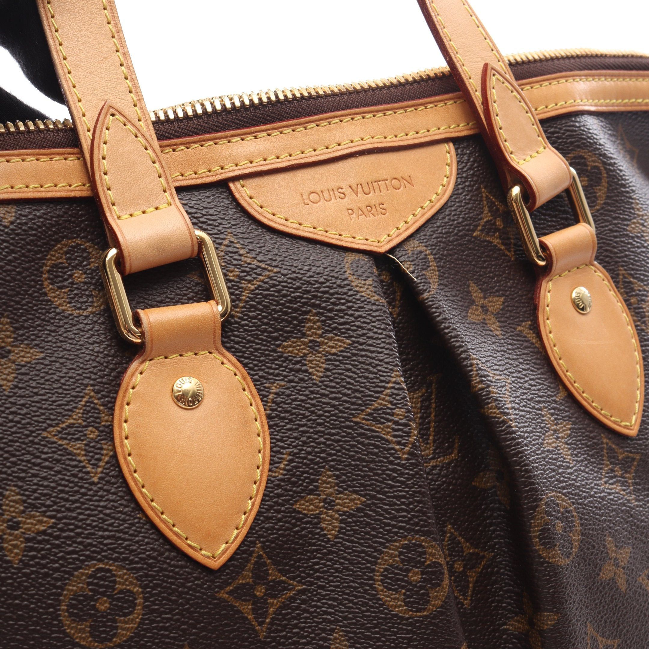 Louis Vuitton Louis Vuitton Palermo Pm Monogram Handbag Leather Brown Size ONE SIZE - 11 Thumbnail