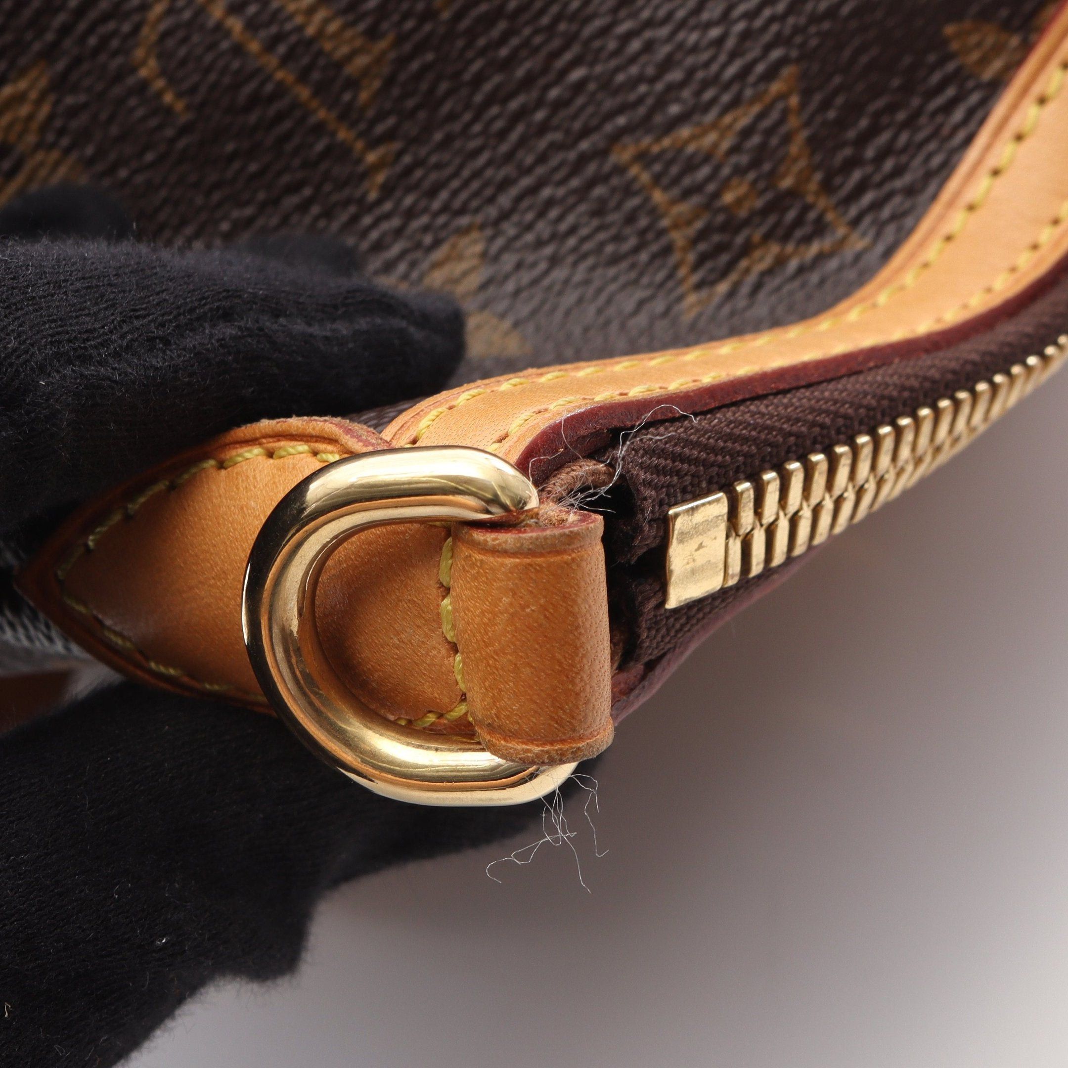 Louis Vuitton Louis Vuitton Palermo Pm Monogram Handbag Leather Brown Size ONE SIZE - 7 Thumbnail