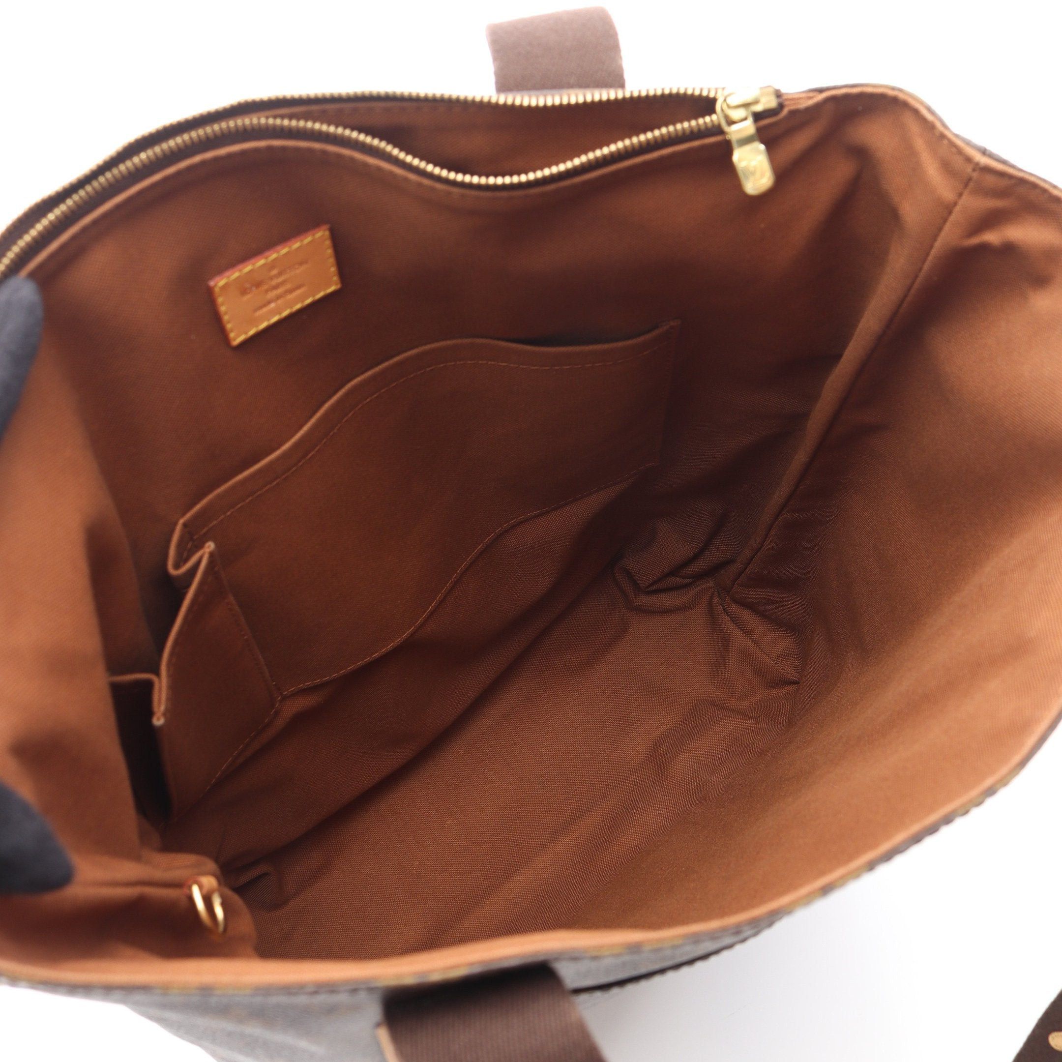 Louis Vuitton Louis Vuitton Hippopotamus Bobourg Monogram Shoulder Bag Tote Leather Brown Size ONE SIZE - 3 Thumbnail