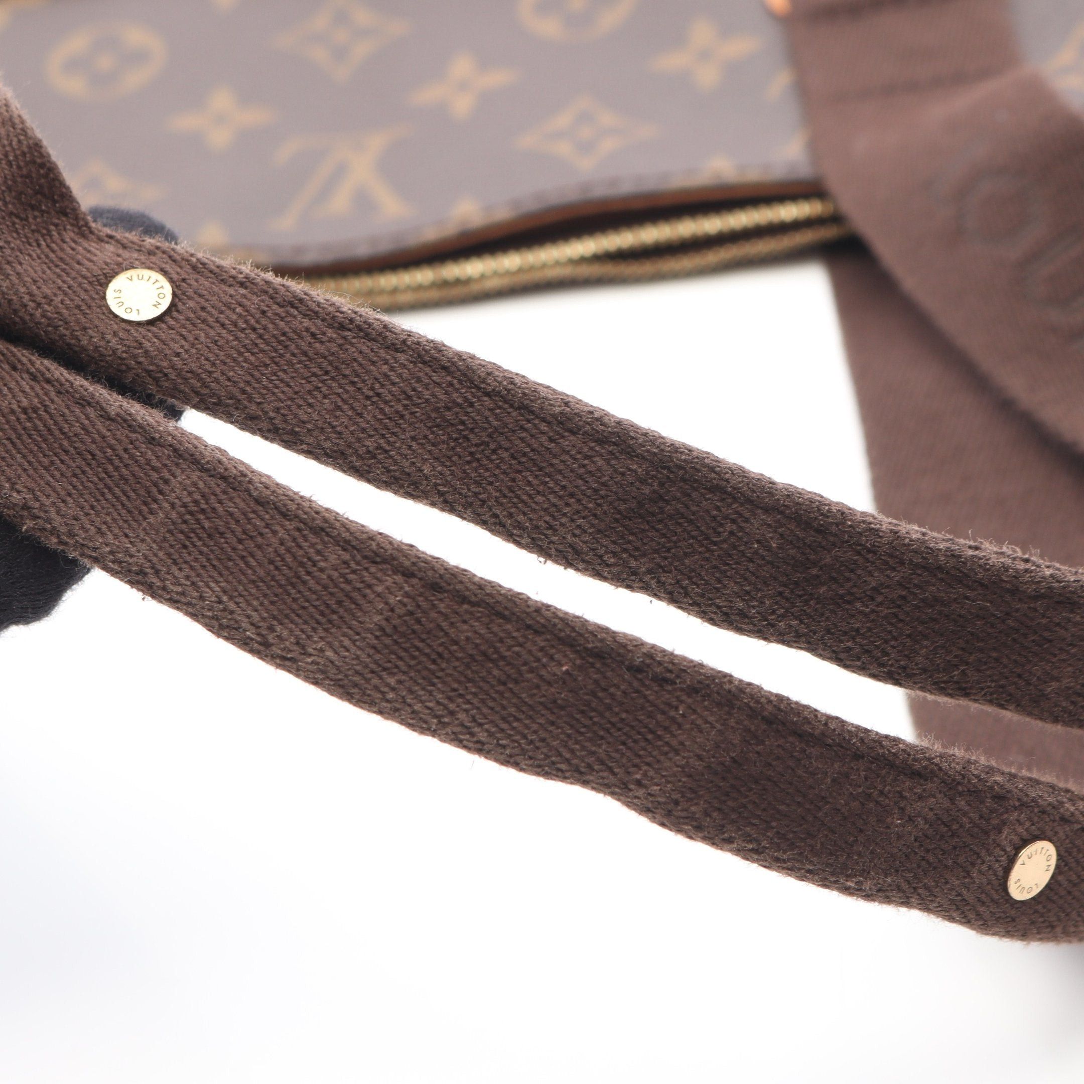 Louis Vuitton Louis Vuitton Hippopotamus Bobourg Monogram Shoulder Bag Tote Leather Brown Size ONE SIZE - 6 Thumbnail