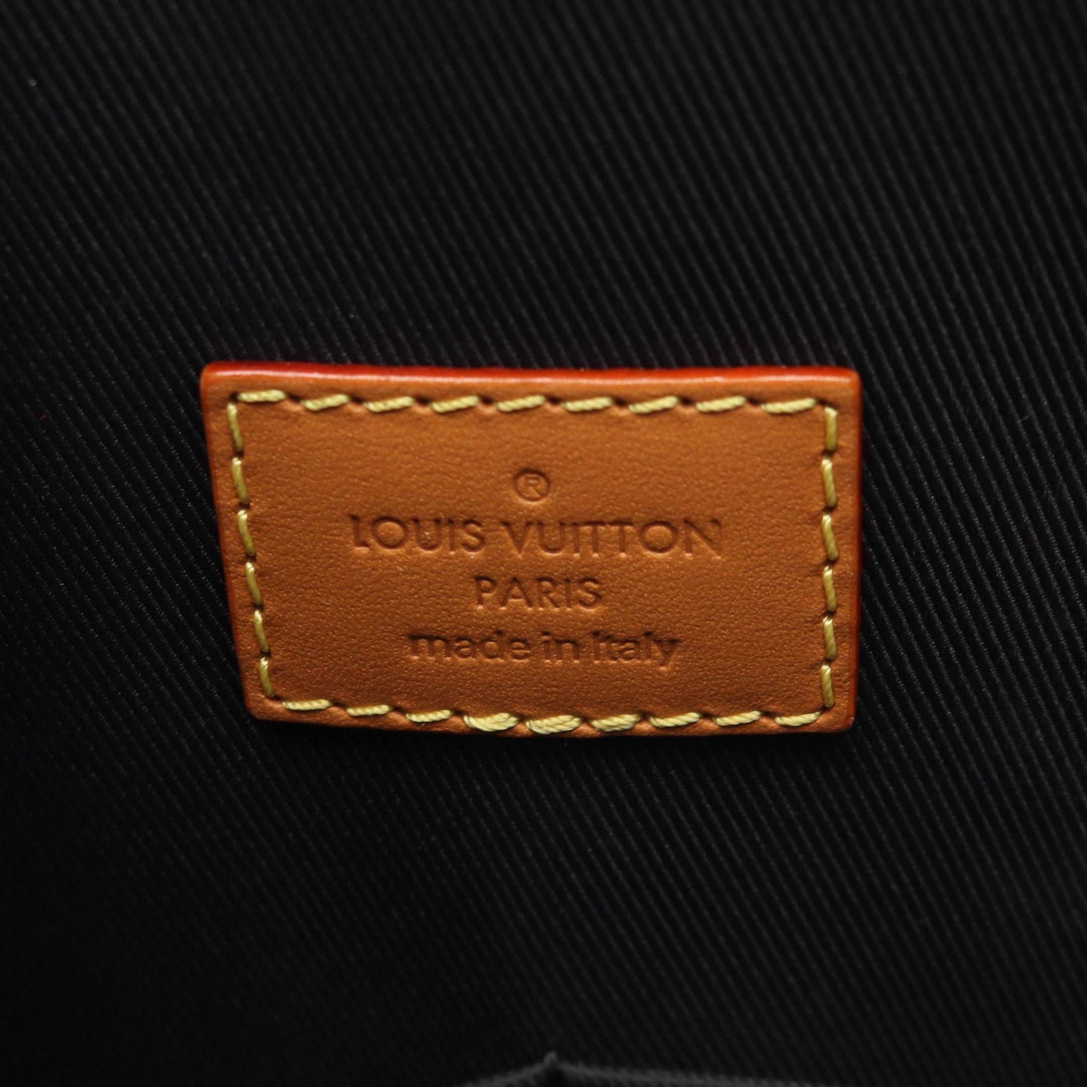 Louis Vuitton Louis Vuitton Louis Vuitton * Nigo Mini Tote Lv Squared Damier Ebene Giant Monogram Handbag Bag Leather Brown Size ONE SIZE - 4 Thumbnail