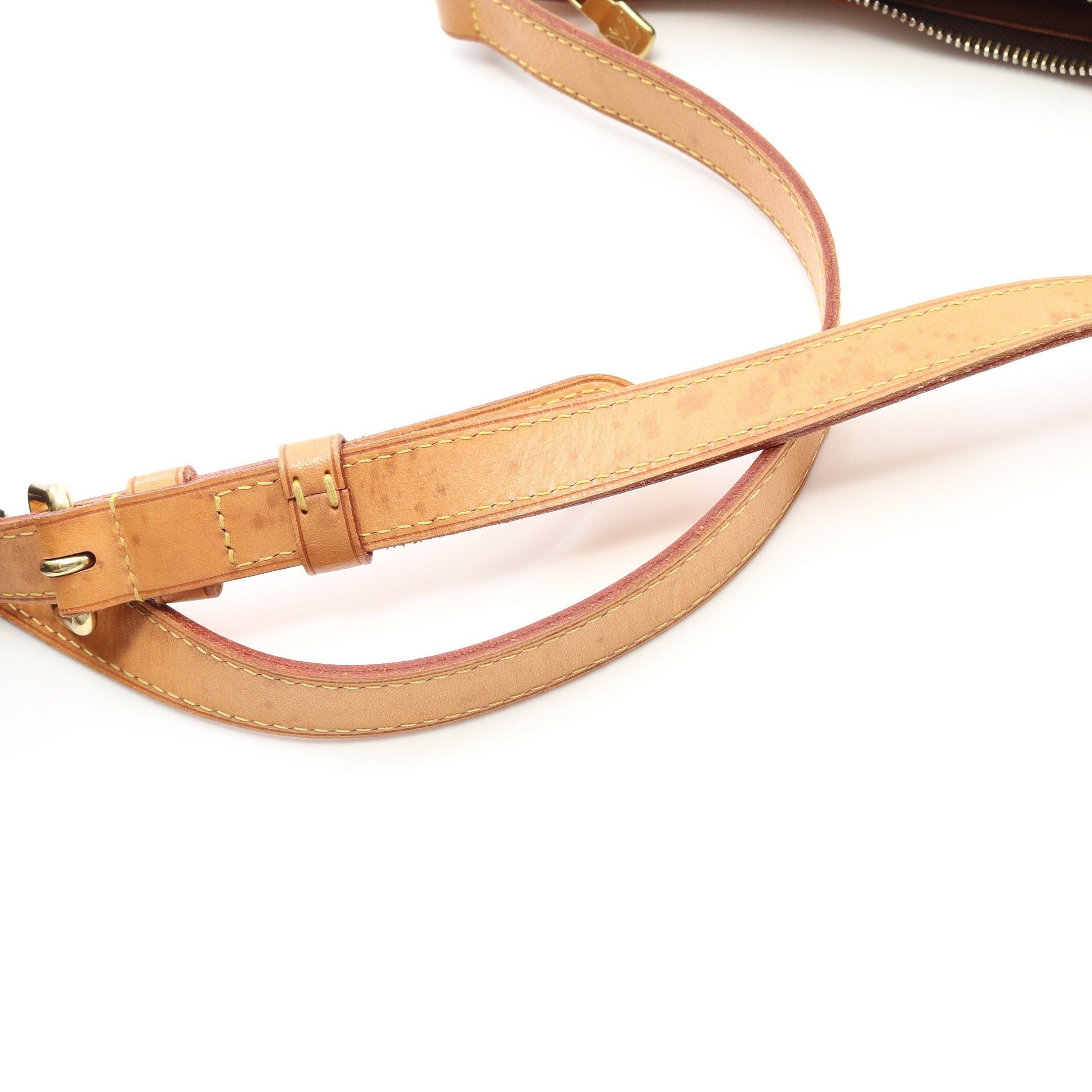 Louis Vuitton Louis Vuitton Odeon Pm Monogram Shoulder Bag Leather Brown Size ONE SIZE - 7 Thumbnail
