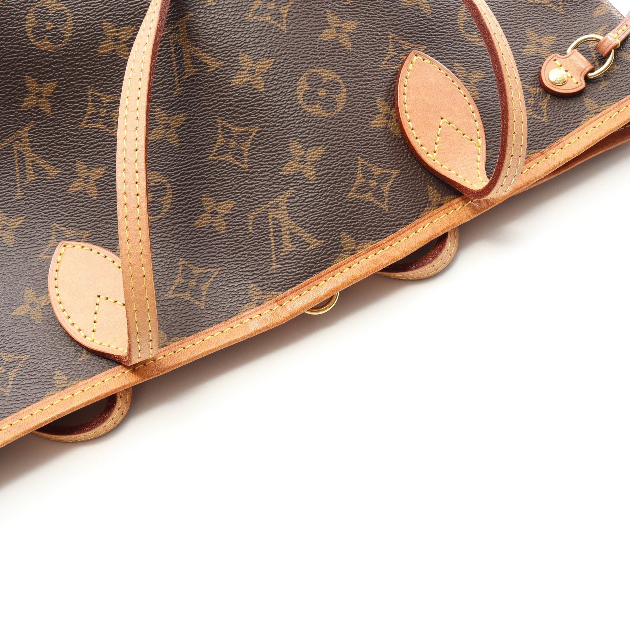 Louis Vuitton Louis Vuitton Neverfull Pm Monogram Pivoine Handbag Tote Bag Leather Brown Size ONE SIZE - 10 Thumbnail