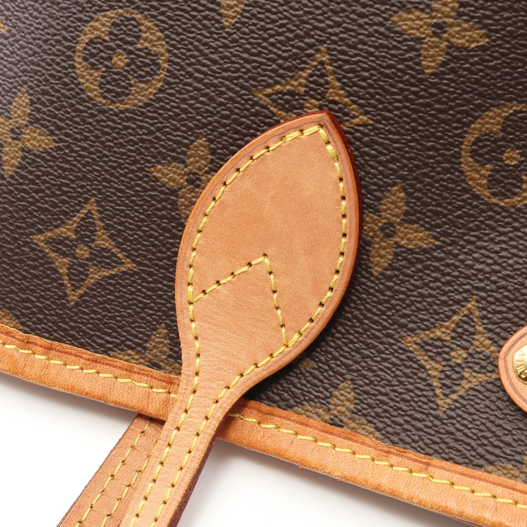 Louis Vuitton Louis Vuitton Neverfull Pm Monogram Pivoine Handbag Tote Bag Leather Brown Size ONE SIZE - 9 Thumbnail