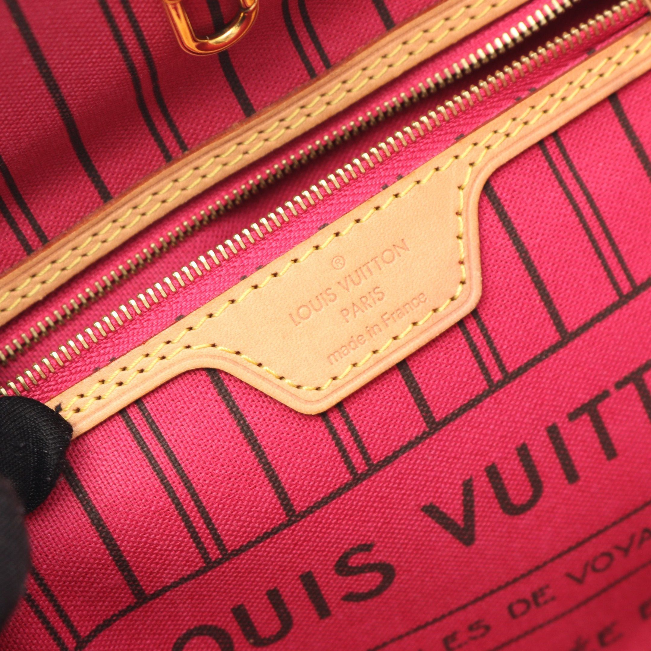 Louis Vuitton Louis Vuitton Neverfull Pm Monogram Pivoine Handbag Tote Bag Leather Brown Size ONE SIZE - 4 Thumbnail