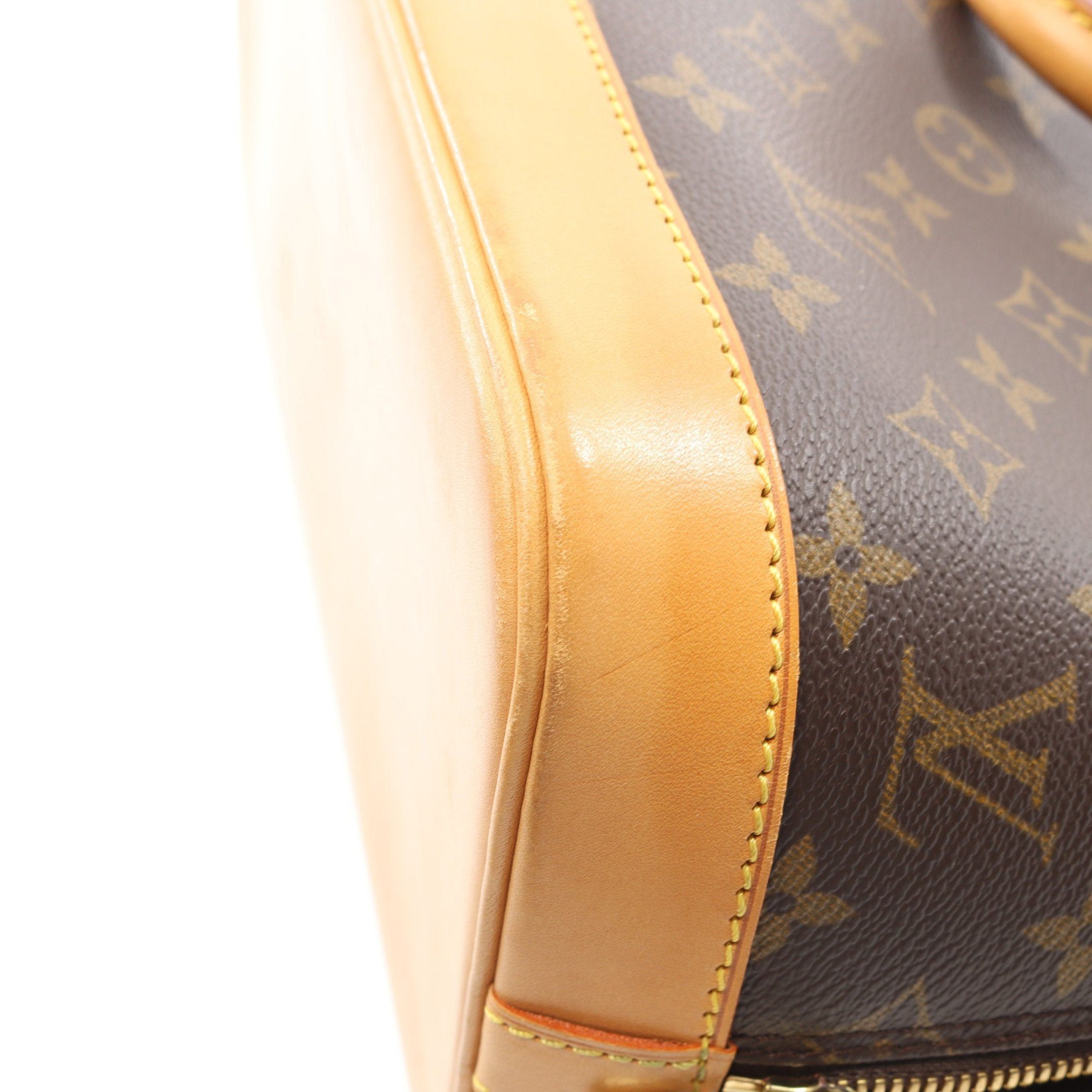 Louis Vuitton Louis Vuitton Alma Pm Monogram Handbag Leather Brown Size ONE SIZE - 7 Thumbnail