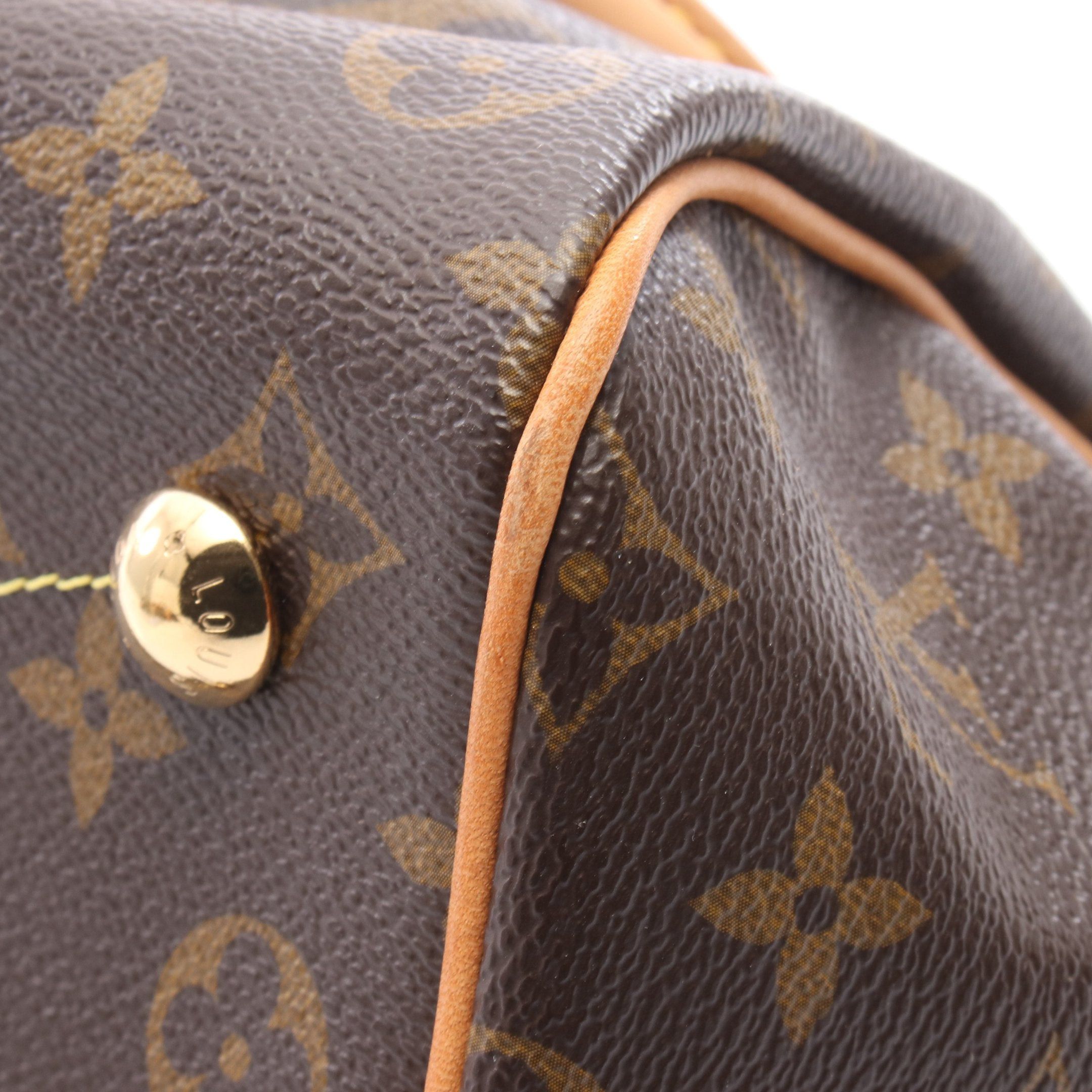 Louis Vuitton Louis Vuitton Tivoli Pm Monogram Handbag Leather Brown Size ONE SIZE - 9 Thumbnail