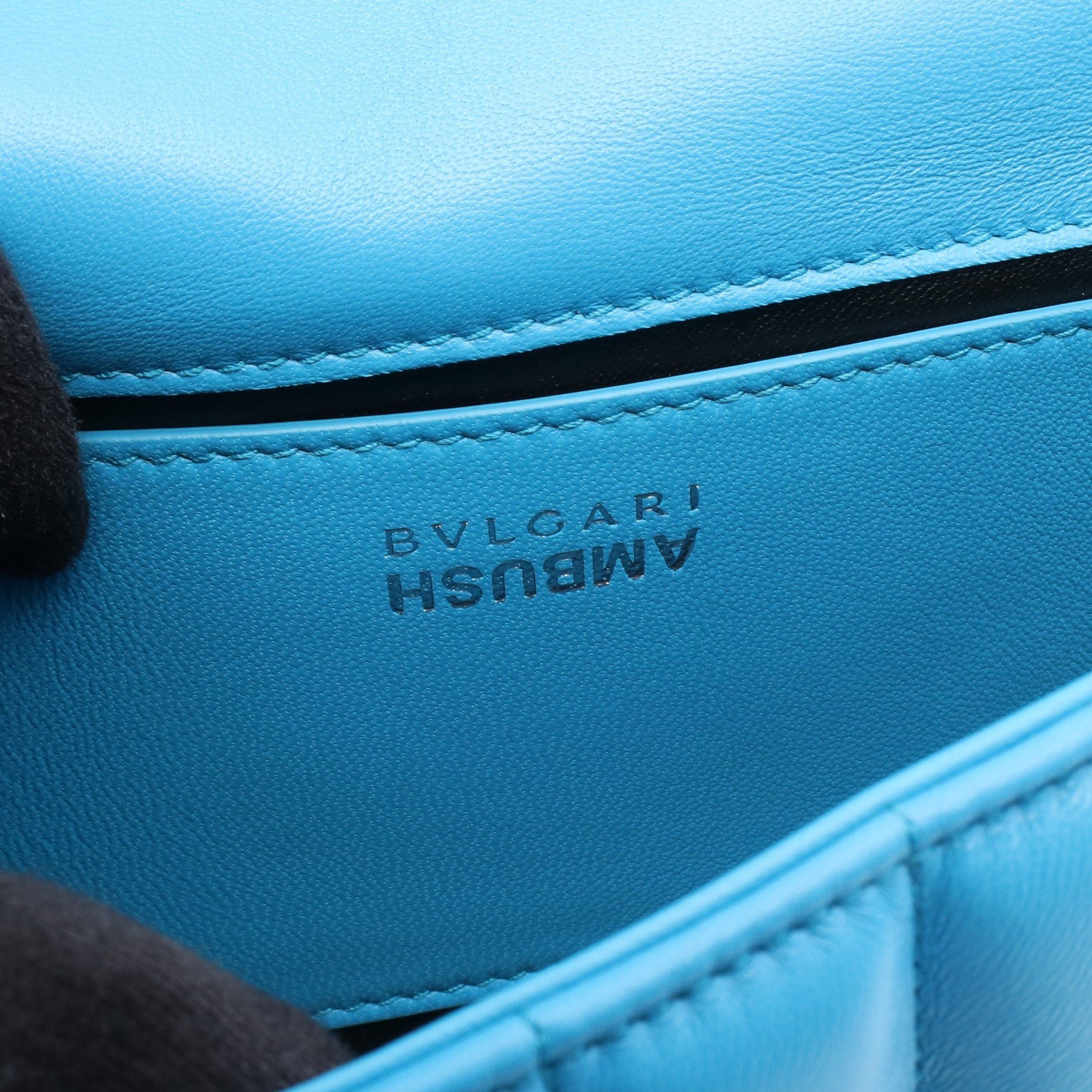 Bvlgari Bvlgari Bvlgari * Ambush Serpenti Waist Bag Body Leather Blue Size ONE SIZE - 4 Thumbnail