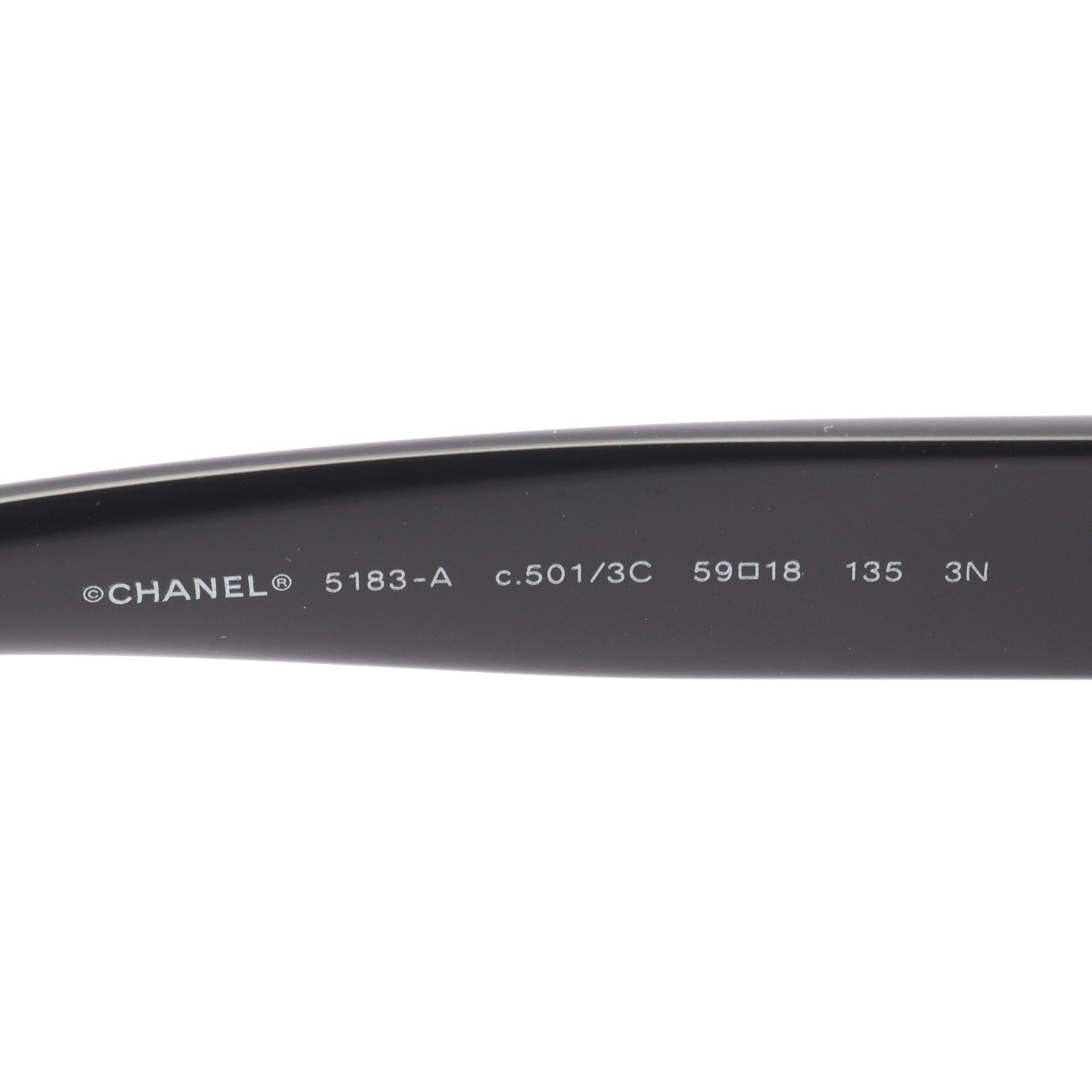 Chanel Chanel Coco Mark Sunglasses Black Size ONE SIZE - 4 Thumbnail