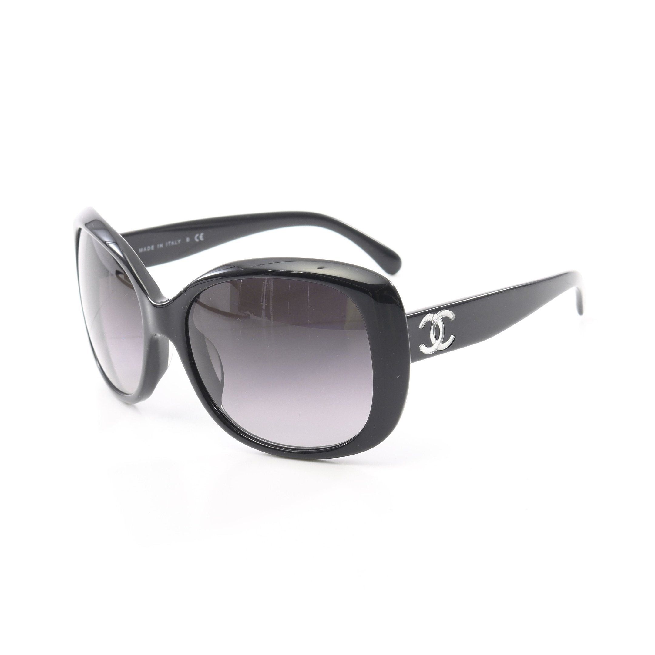 Chanel Chanel Coco Mark Sunglasses Black Size ONE SIZE - 2 Thumbnail
