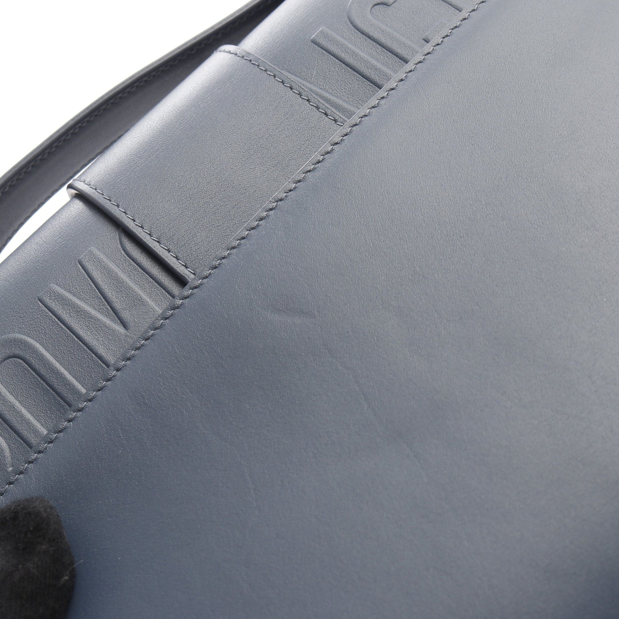 Dior Dior 30 Montaigne Shoulder Bag Leather Blue Gray Size ONE SIZE - 8 Thumbnail