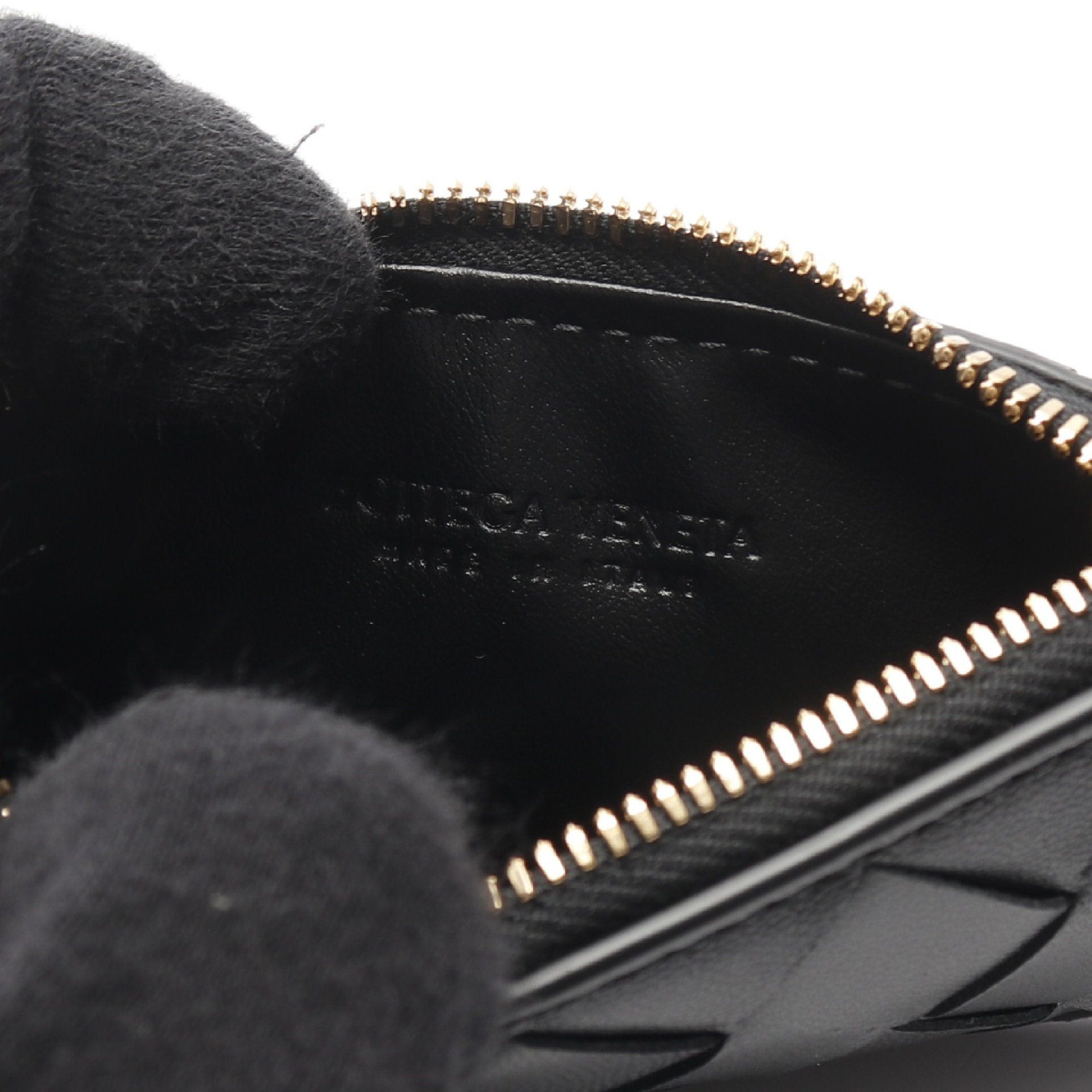 Bottega Veneta Bottega Veneta Intrecciato Card Case Leather Black Size ONE SIZE - 4 Thumbnail