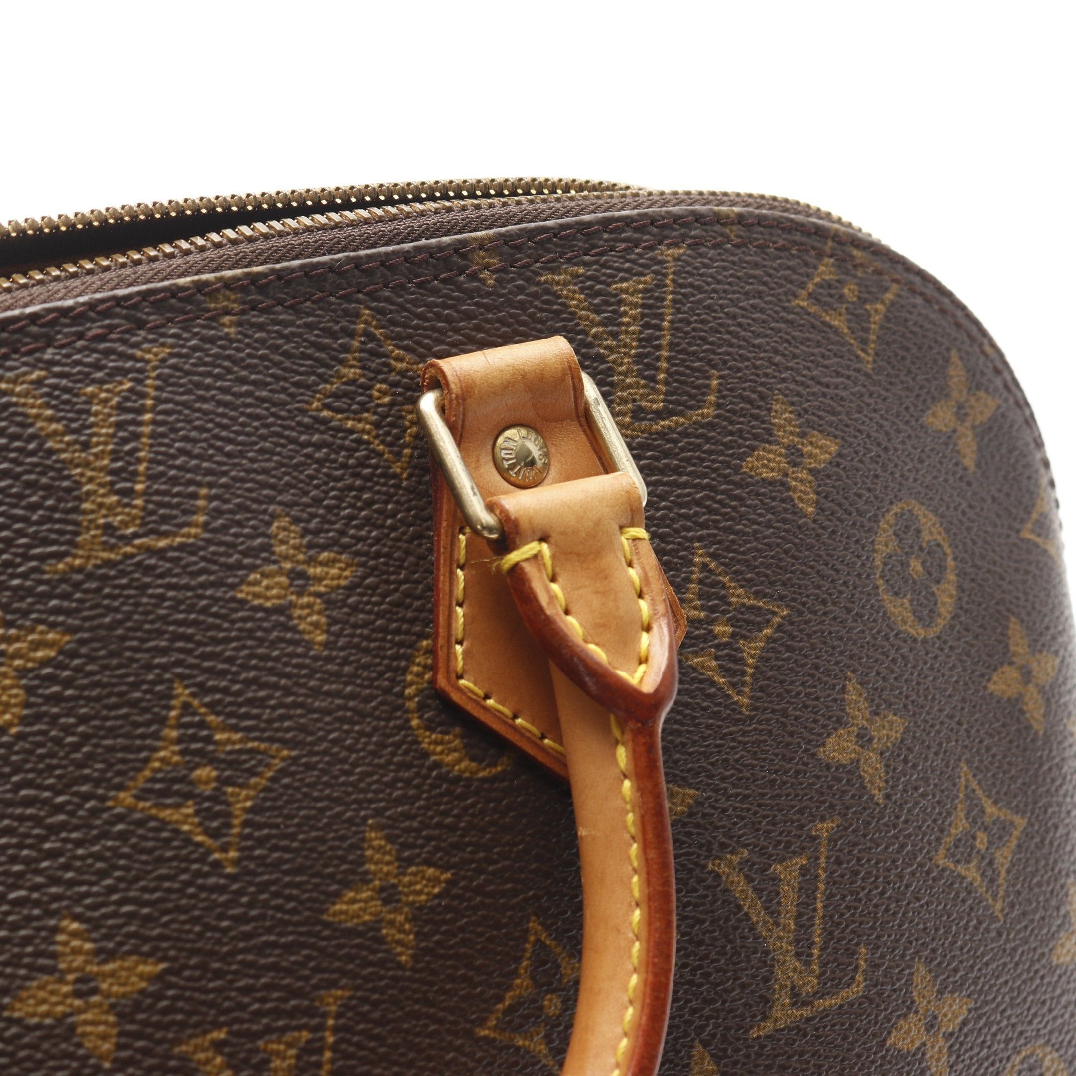 Louis Vuitton Louis Vuitton Alma Pm Monogram Handbag Leather Brown Size ONE SIZE - 8 Thumbnail