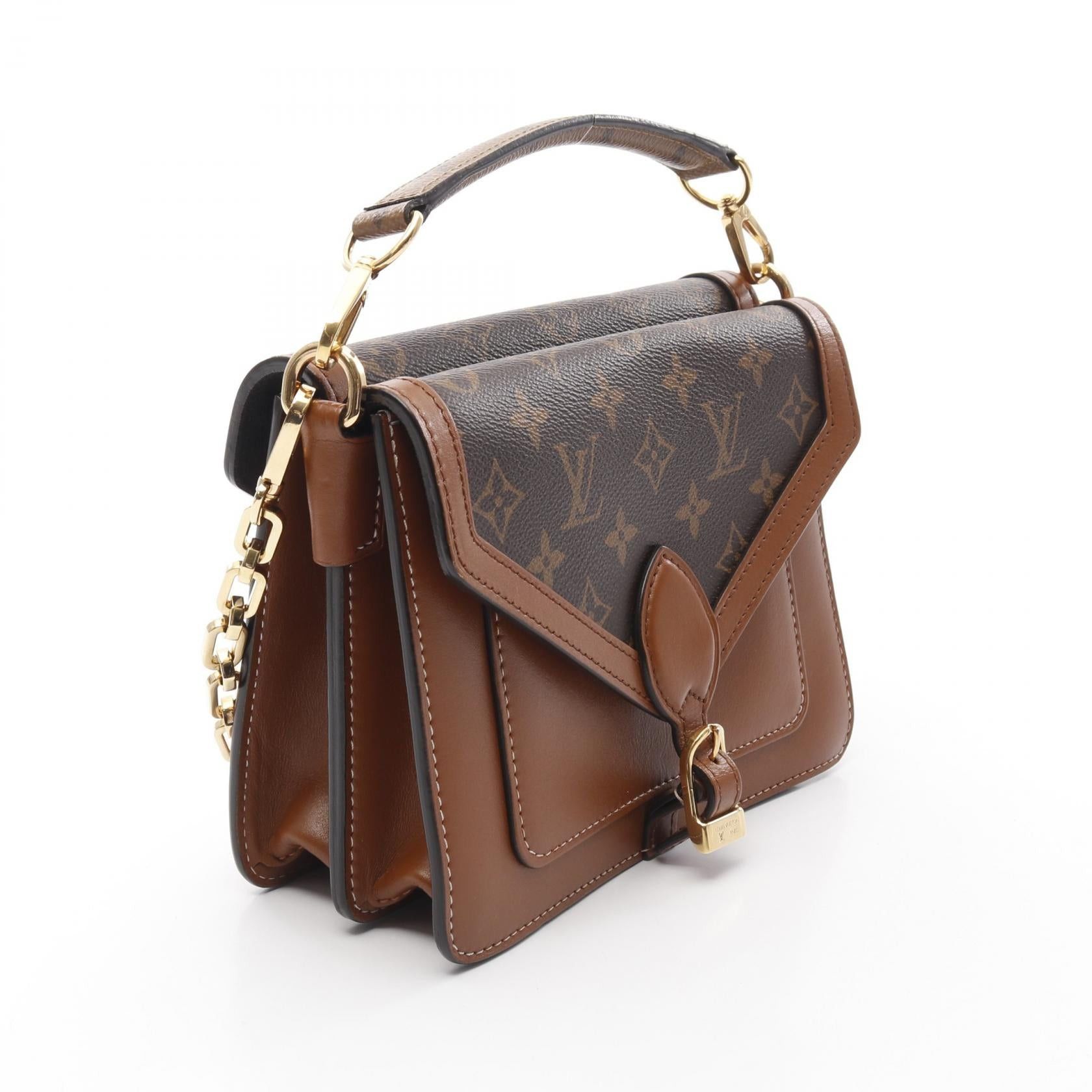 Louis Vuitton Louis Vuitton Sac Bifas Monogram Handbag Leather Brown Light 3Way Size ONE SIZE - 2 Thumbnail