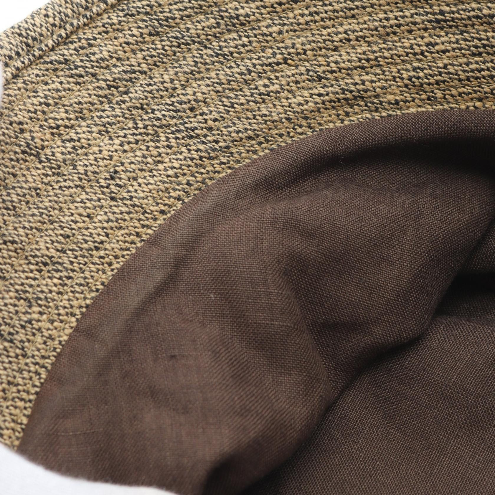 Hermes Hermes Bucket Hat Cotton Linen Gray Brown Light Beige Size ONE SIZE - 7 Thumbnail