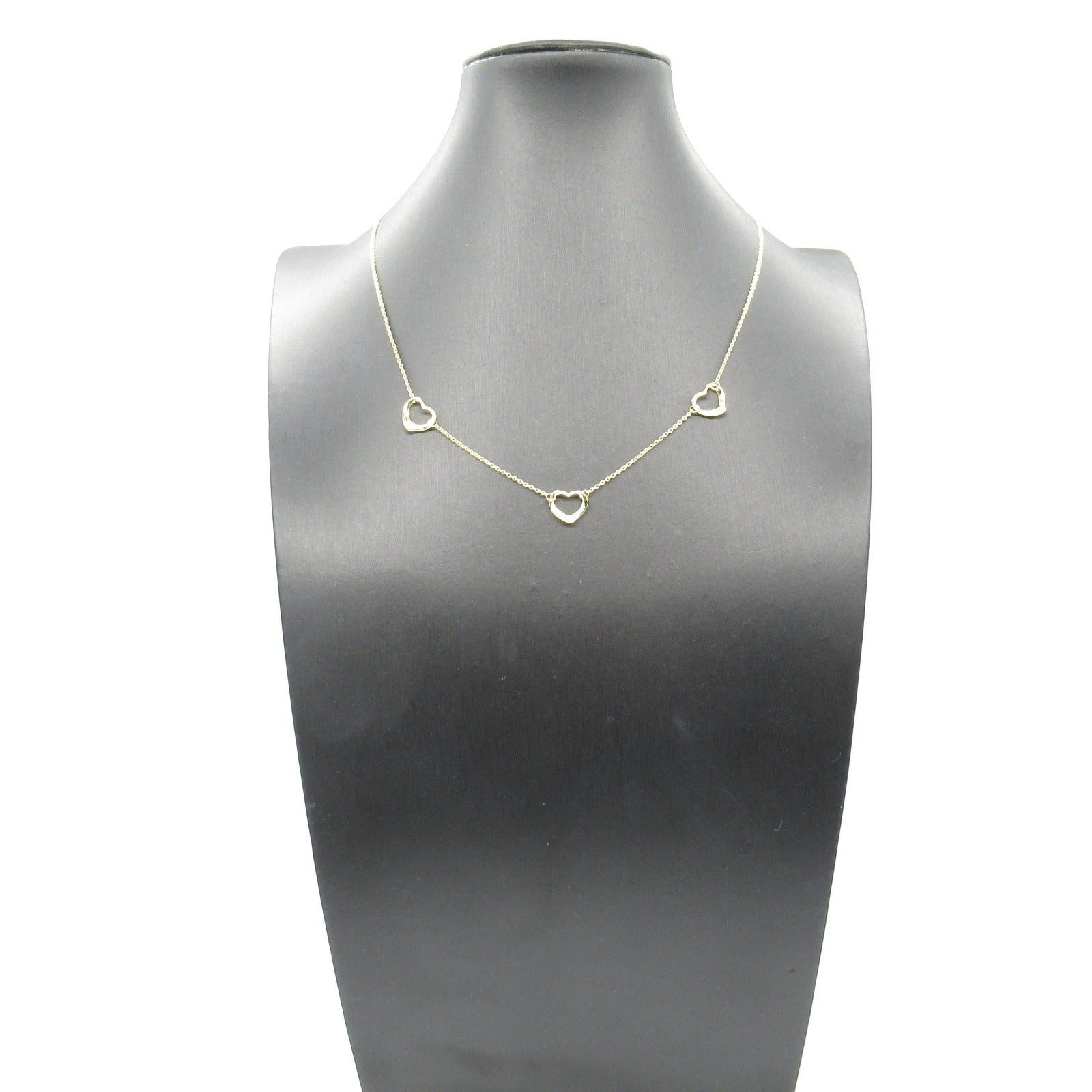 Tiffany & Co. Tiffany Co Open Heart 3 Motifs Necklace K18 (Yellow Gold) Gold Size ONE SIZE - 6 Thumbnail