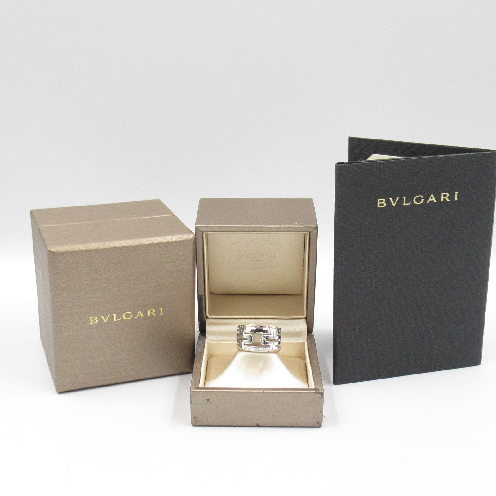 Bvlgari Bvlgari Parentesi Ring K18Wg (White Gold) Silver Size ONE SIZE - 7 Thumbnail