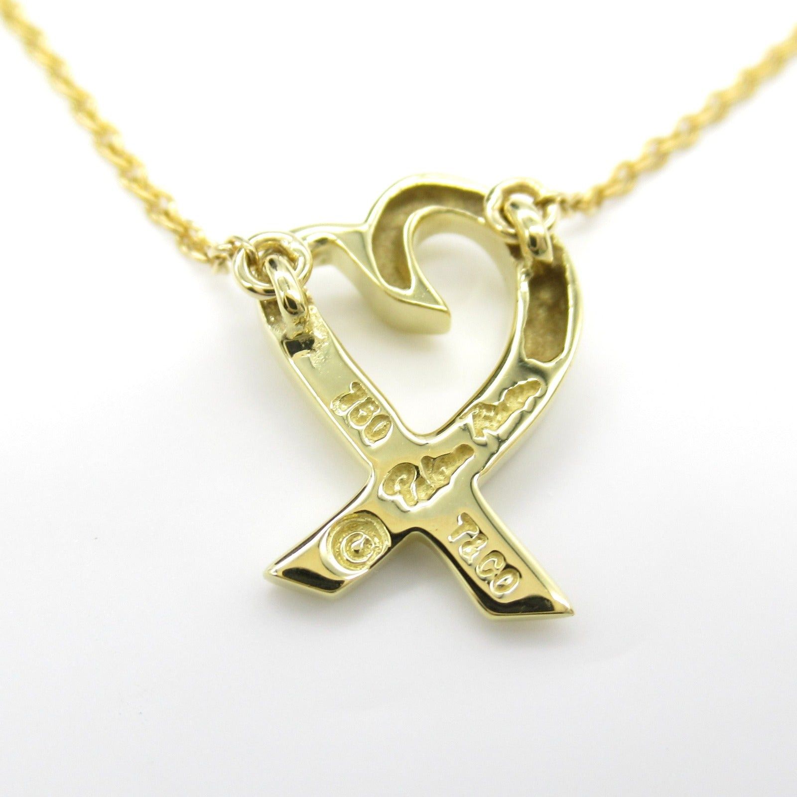 Tiffany & Co. Tiffany Co Loving Heart Necklace K18 (Yellow Gold) Gold Size ONE SIZE - 5 Thumbnail