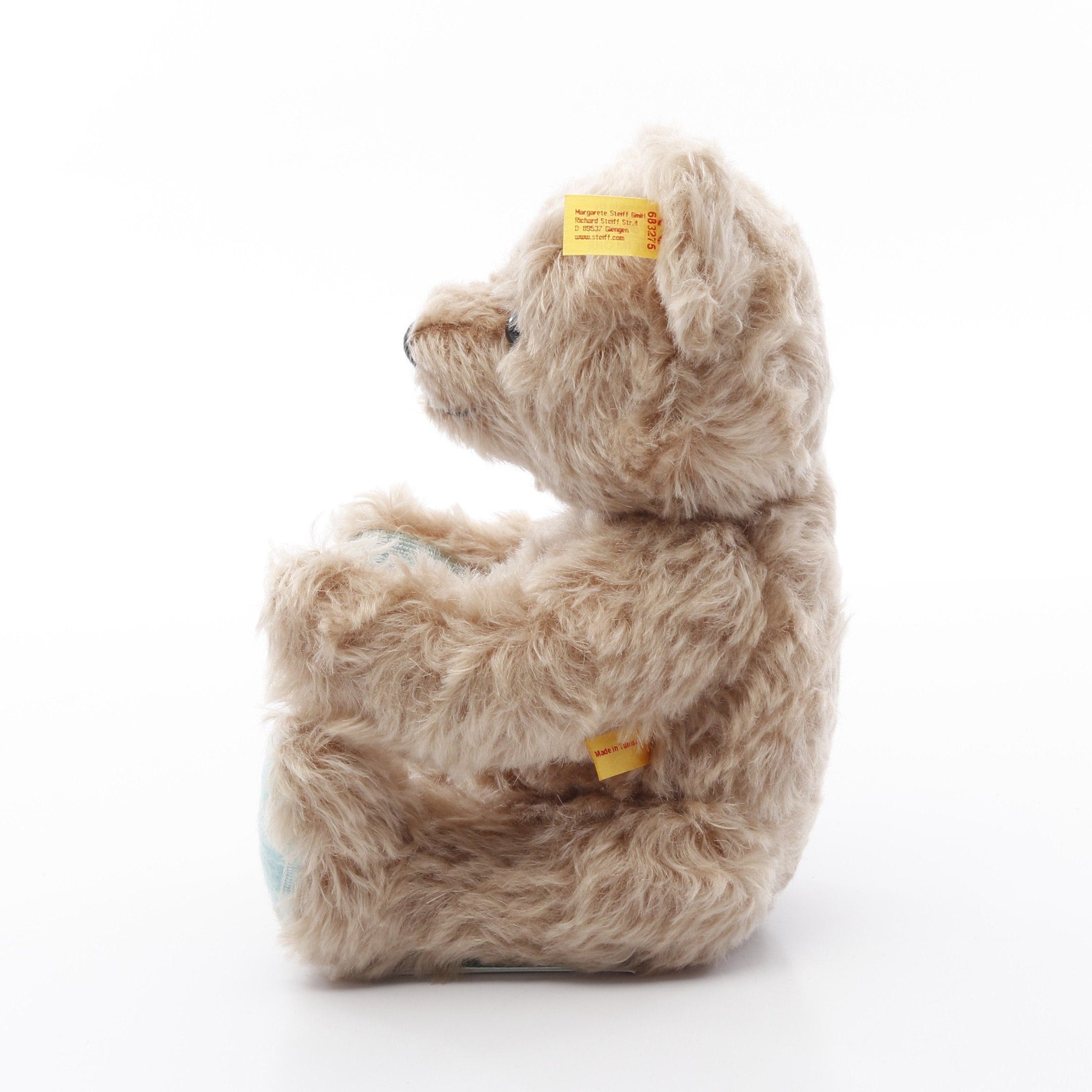 Tiffany & Co. Tiffany Co Tiffany&Co * Steiff Classic Teddy Bear Interior Mohair Cotton Brown Turquoise Blue Size ONE SIZE - 2 Thumbnail