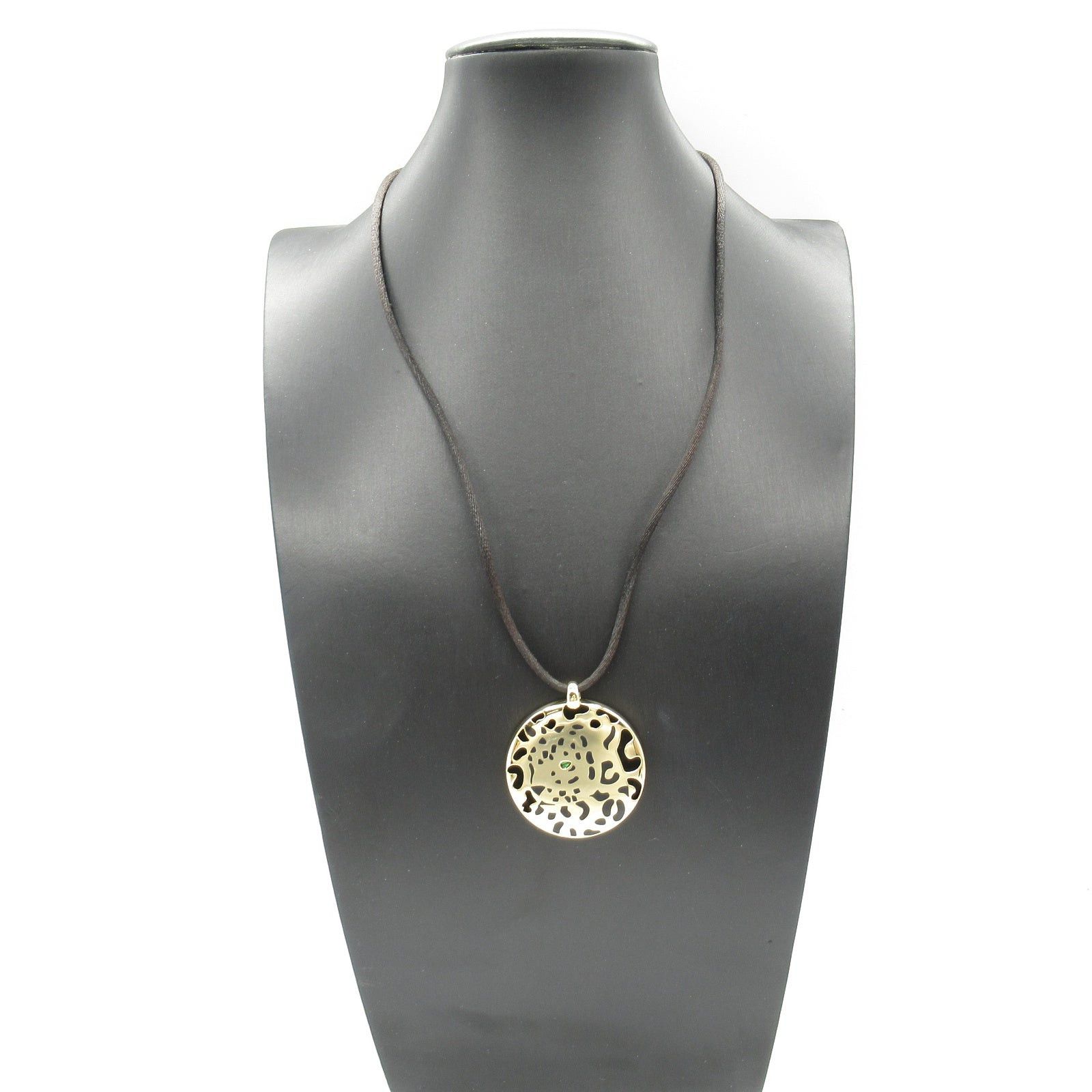 Cartier Cartier Panthère Pelague Necklace Tsavorite Onyx K18 (Yellow Gold) Tsavorite/Onyx Green Black Size ONE SIZE - 8 Thumbnail
