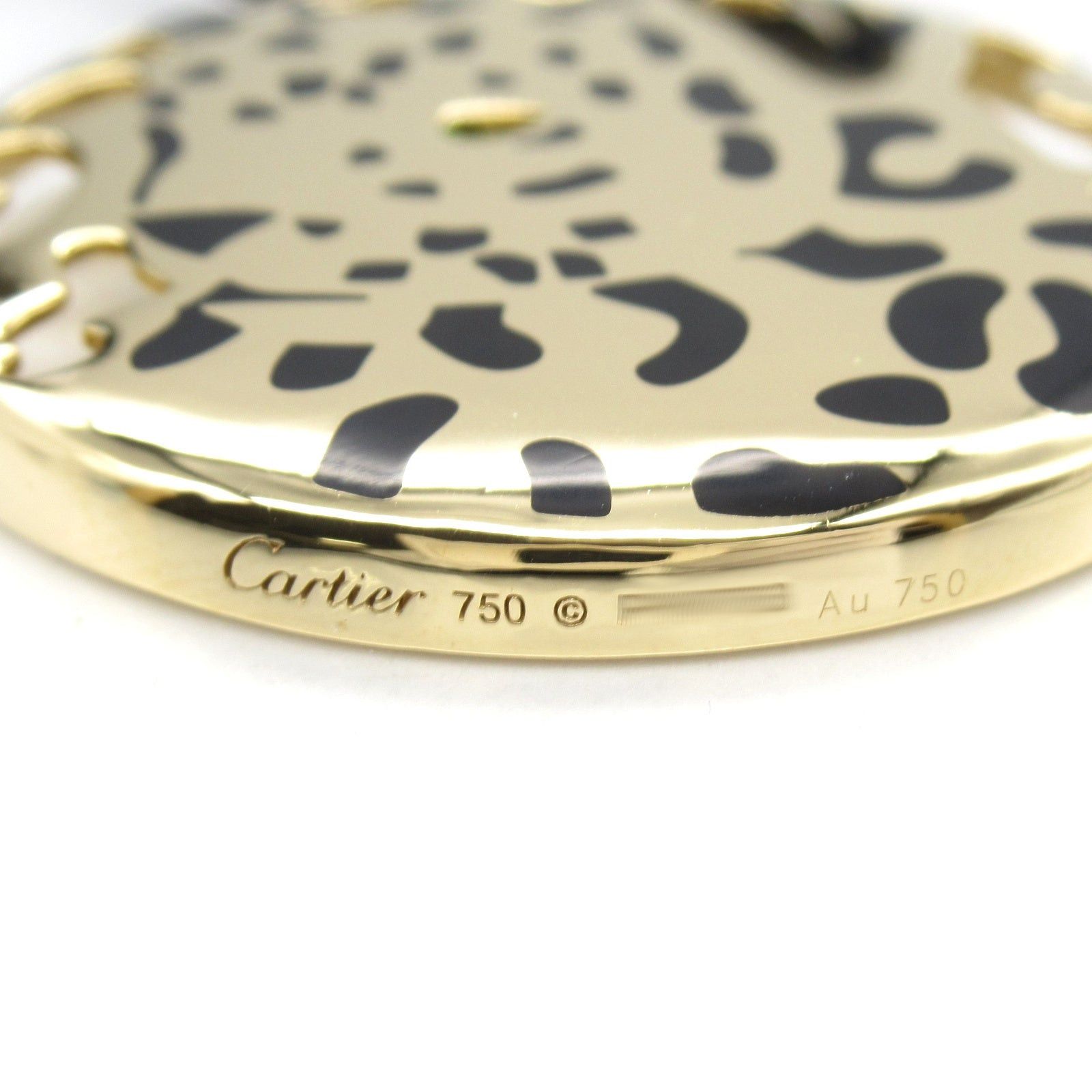 Cartier Cartier Panthère Pelague Necklace Tsavorite Onyx K18 (Yellow Gold) Tsavorite/Onyx Green Black Size ONE SIZE - 6 Thumbnail