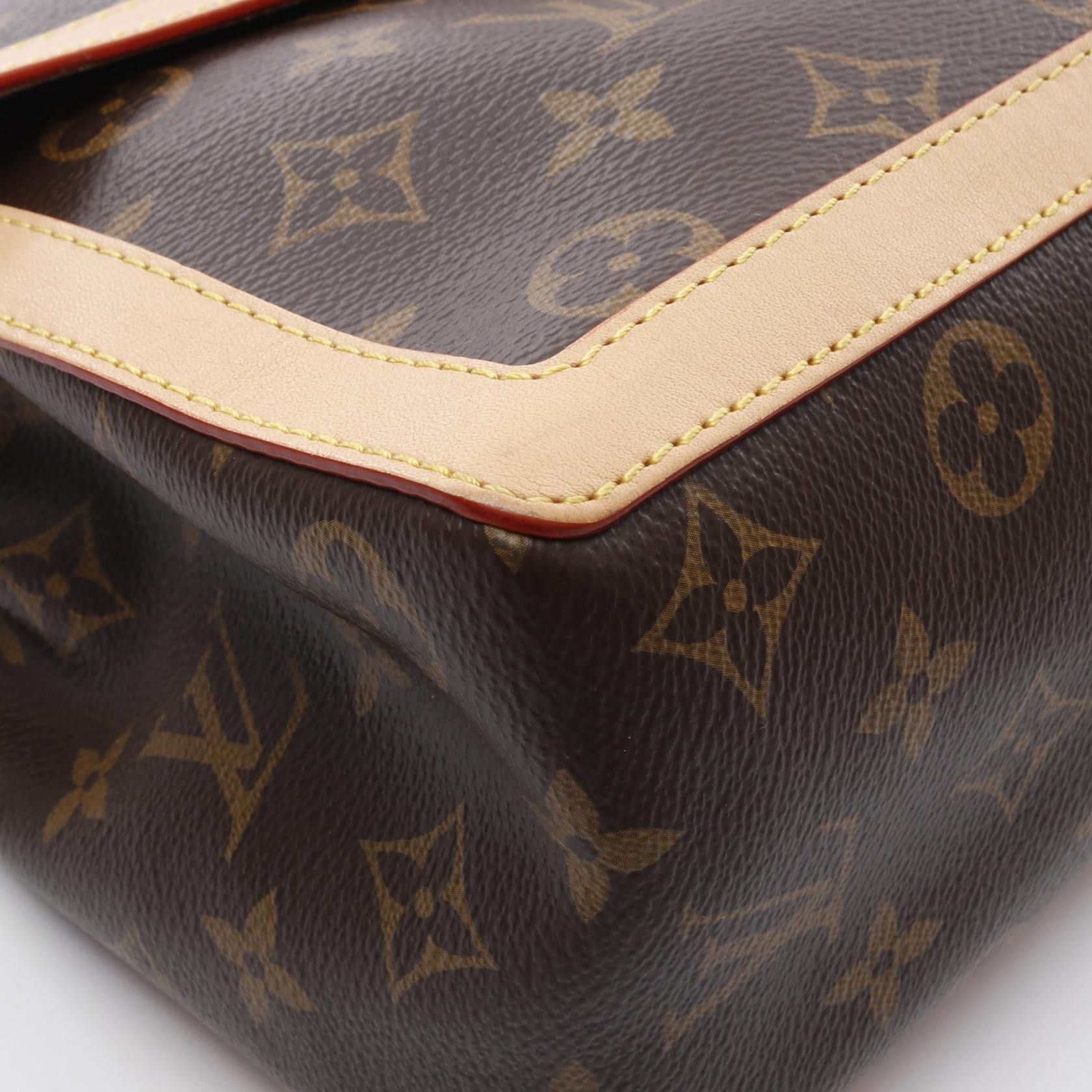 Louis Vuitton Louis Vuitton Dauphine Soft Gm Monogram Chain Shoulder Bag Leather Brown Size ONE SIZE - 5 Thumbnail