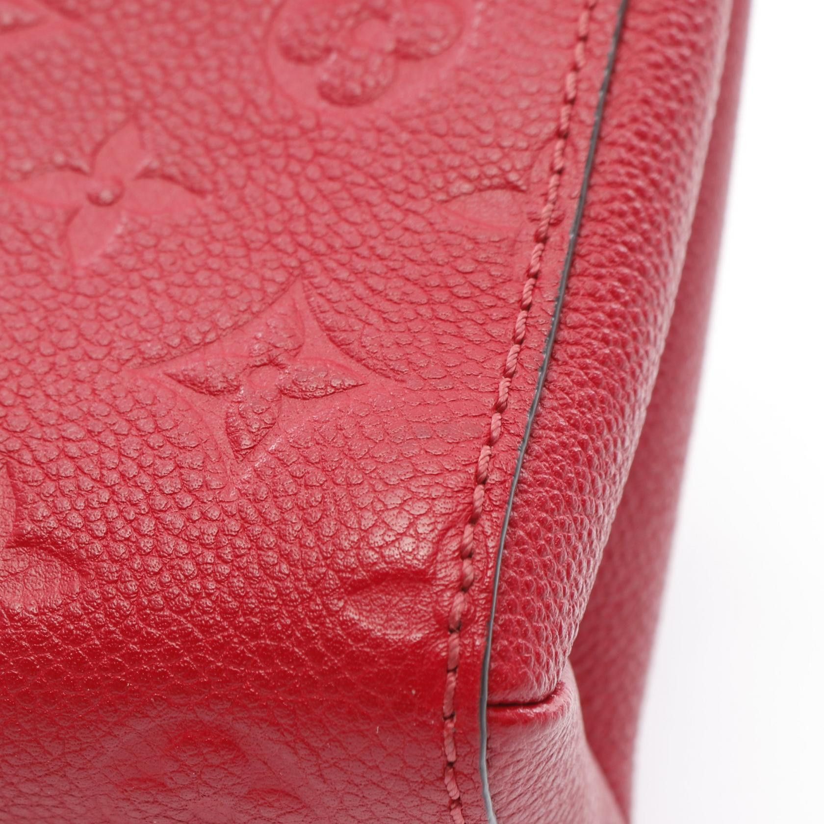Louis Vuitton Louis Vuitton Vavin Bb Monogram Empreinte Cerise Double Chain Shoulder Bag Leather Red Size ONE SIZE - 9 Thumbnail
