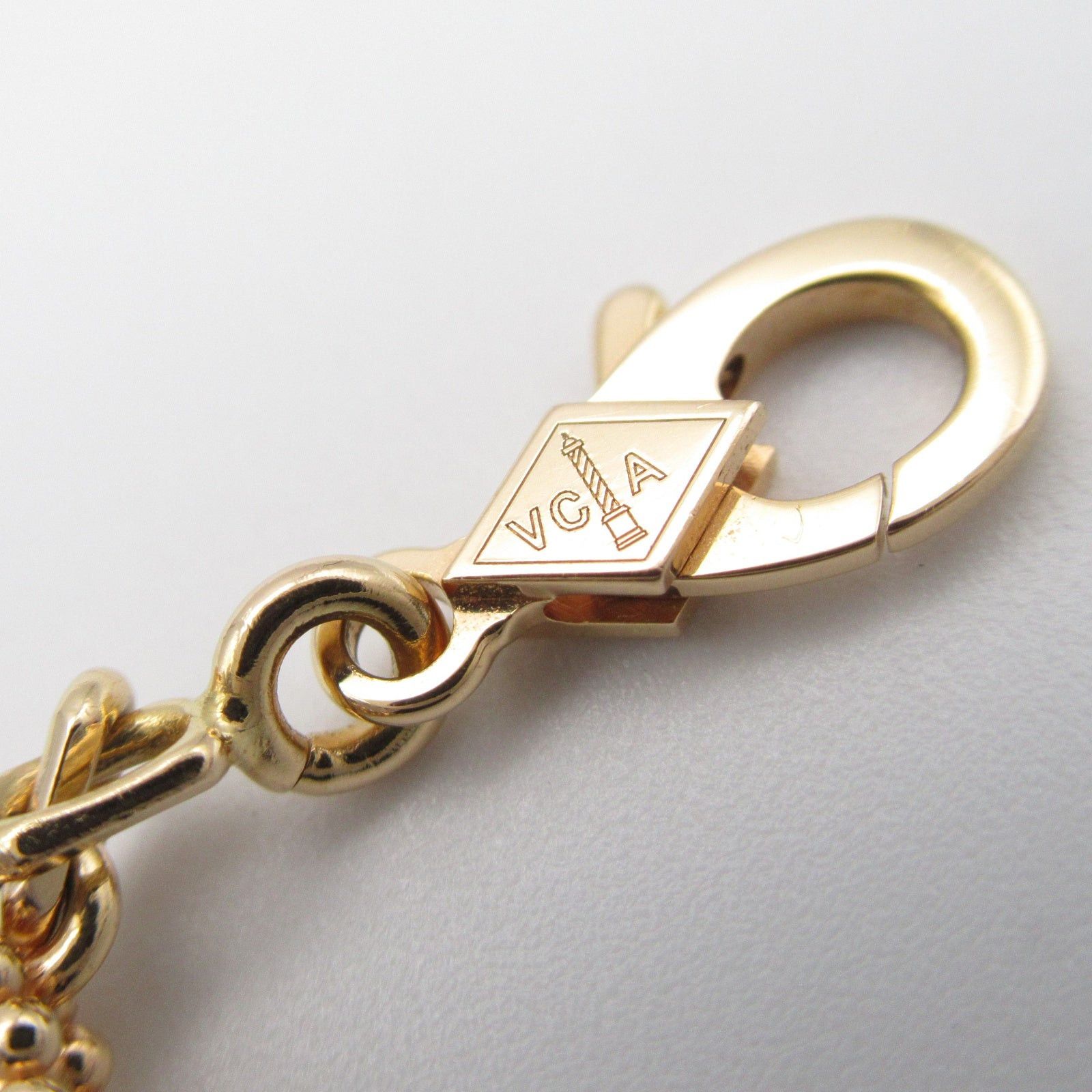 Van Cleef & Arpels Van Cleef Arpels Semi-Custom Alhambra Bless 5 Motifs Bracelet K18Pg (Pink Gold) Mother Of Pearl White Size ONE SIZE - 4 Thumbnail