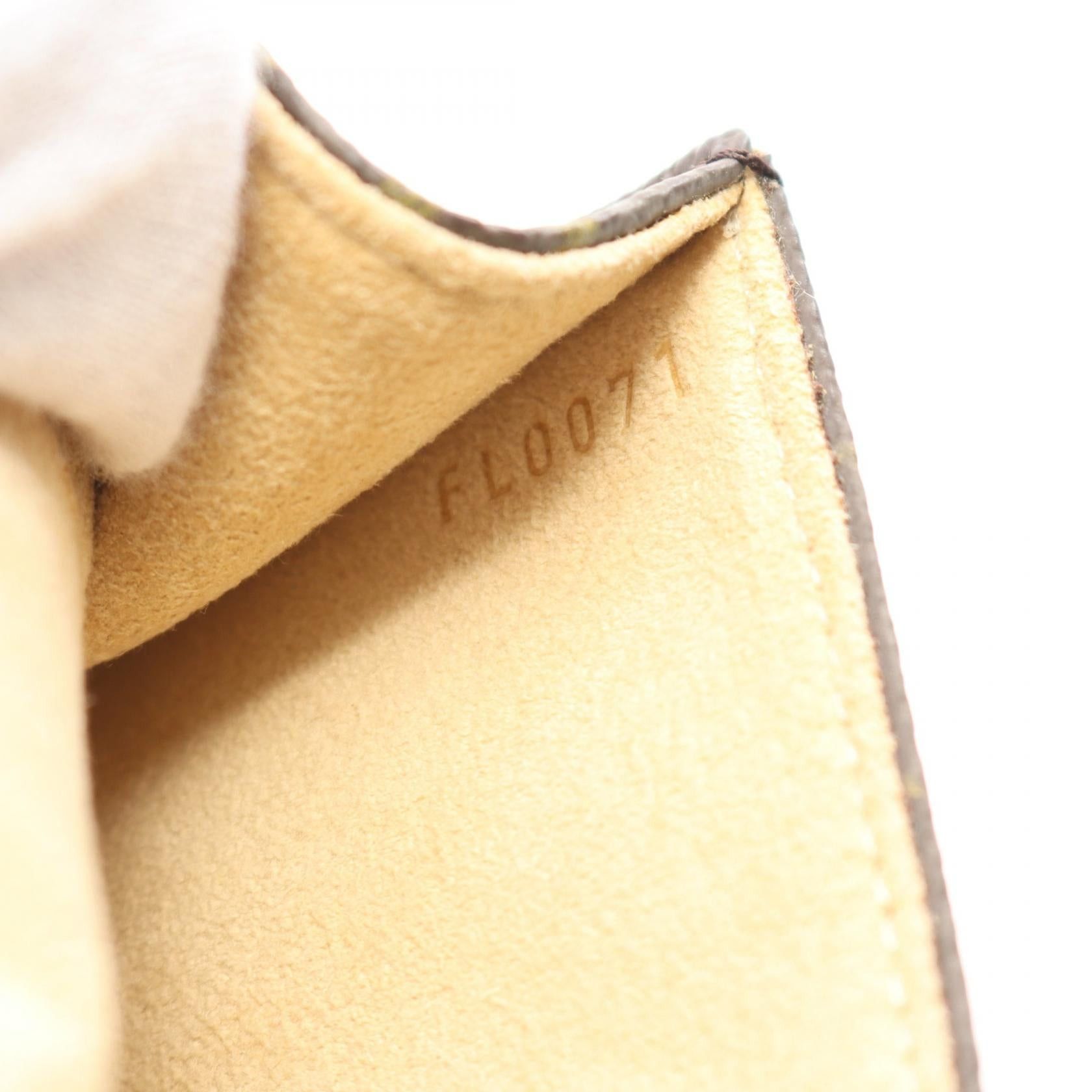 Louis Vuitton Louis Vuitton Pochette Florentine Monogram Body Bag Waist Leather Brown With Button Pressure (M) Size ONE SIZE - 5 Thumbnail