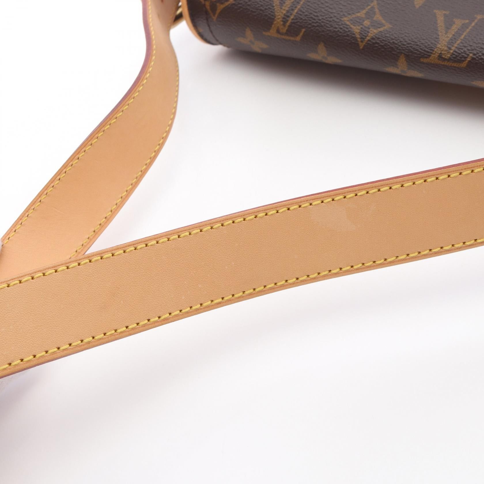Louis Vuitton Louis Vuitton Hudson Pm Monogram Shoulder Bag Leather Brown Size ONE SIZE - 8 Thumbnail