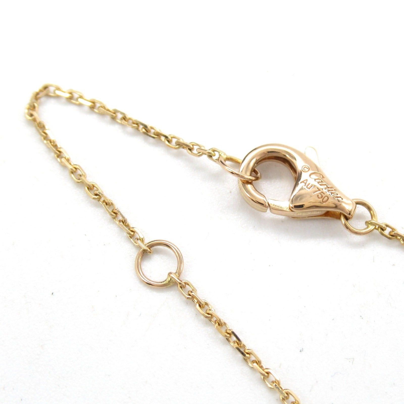Cartier Cartier Amulet De Cartier Necklace Pink Opal K18Pg (Pink Gold) Diamond Size ONE SIZE - 4 Thumbnail
