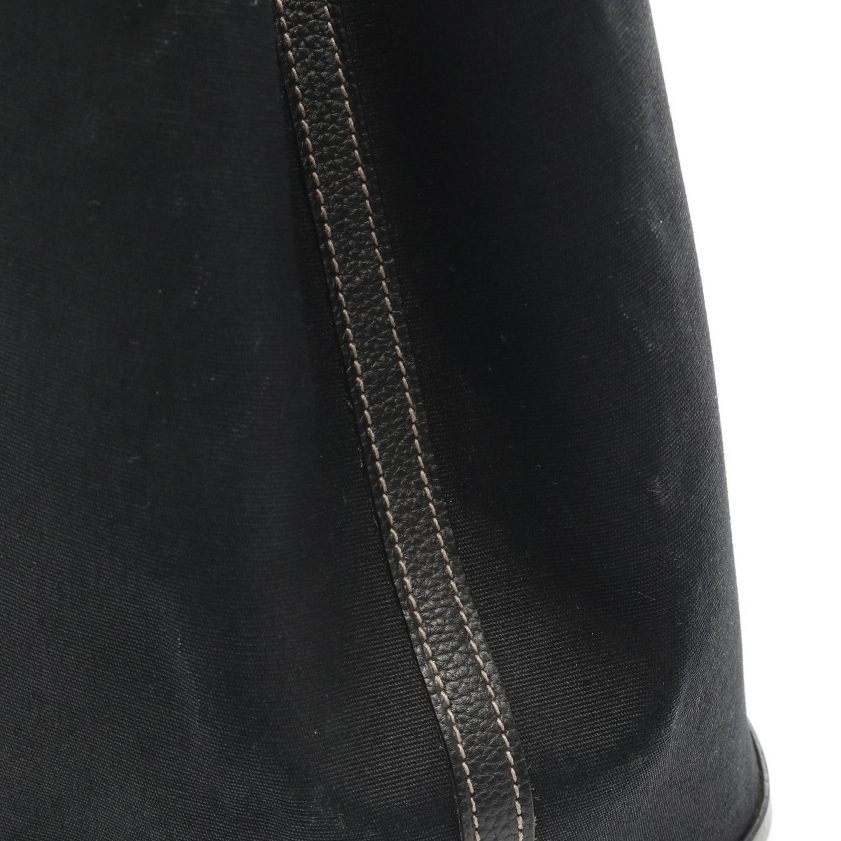 Hermes Hermes Garden Party Pm Handbag Tote Bag Toile Officier Leather Black Silver Hardware □J Carved Stamp Size ONE SIZE - 10 Thumbnail