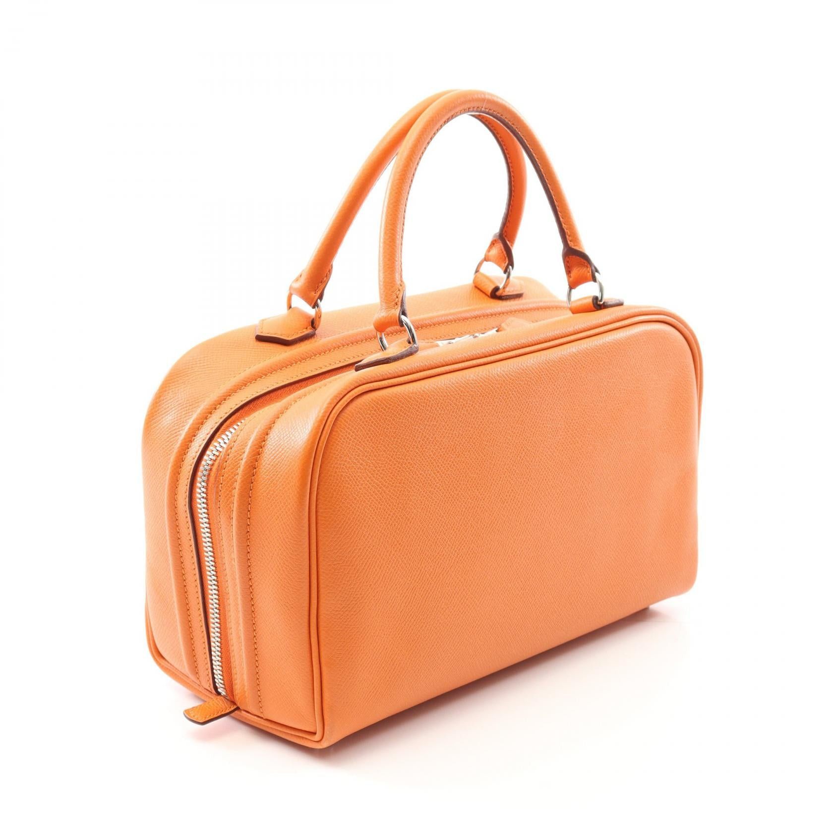 Hermes Hermes Sac Anvi 26 Handbag Veau Epsom Orange Silver Hardware Stamp Size ONE SIZE - 2 Thumbnail