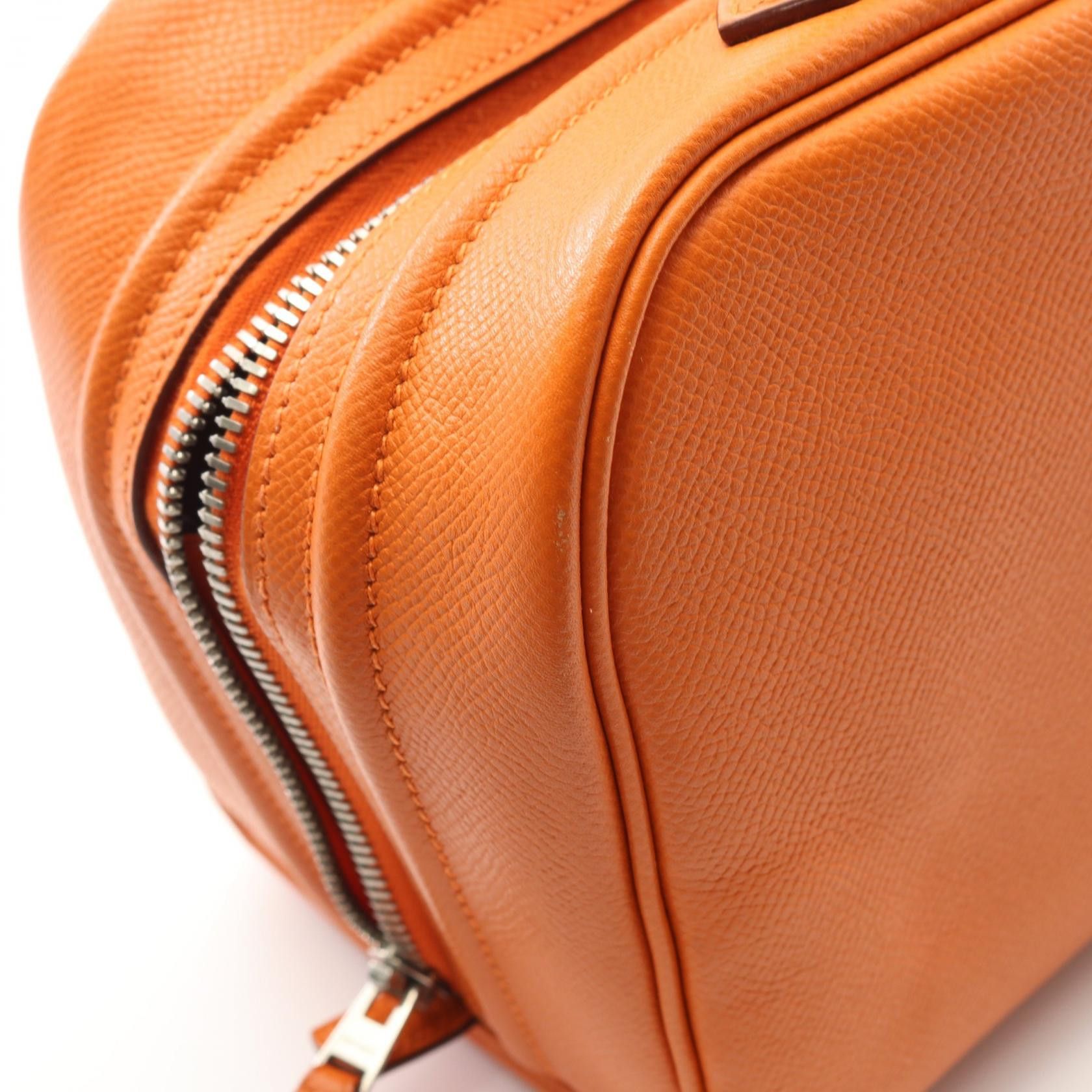 Hermes Hermes Sac Anvi 26 Handbag Veau Epsom Orange Silver Hardware Stamp Size ONE SIZE - 9 Thumbnail