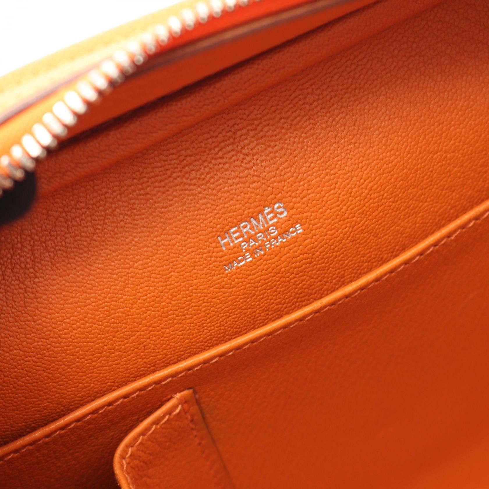 Hermes Hermes Sac Anvi 26 Handbag Veau Epsom Orange Silver Hardware Stamp Size ONE SIZE - 4 Thumbnail