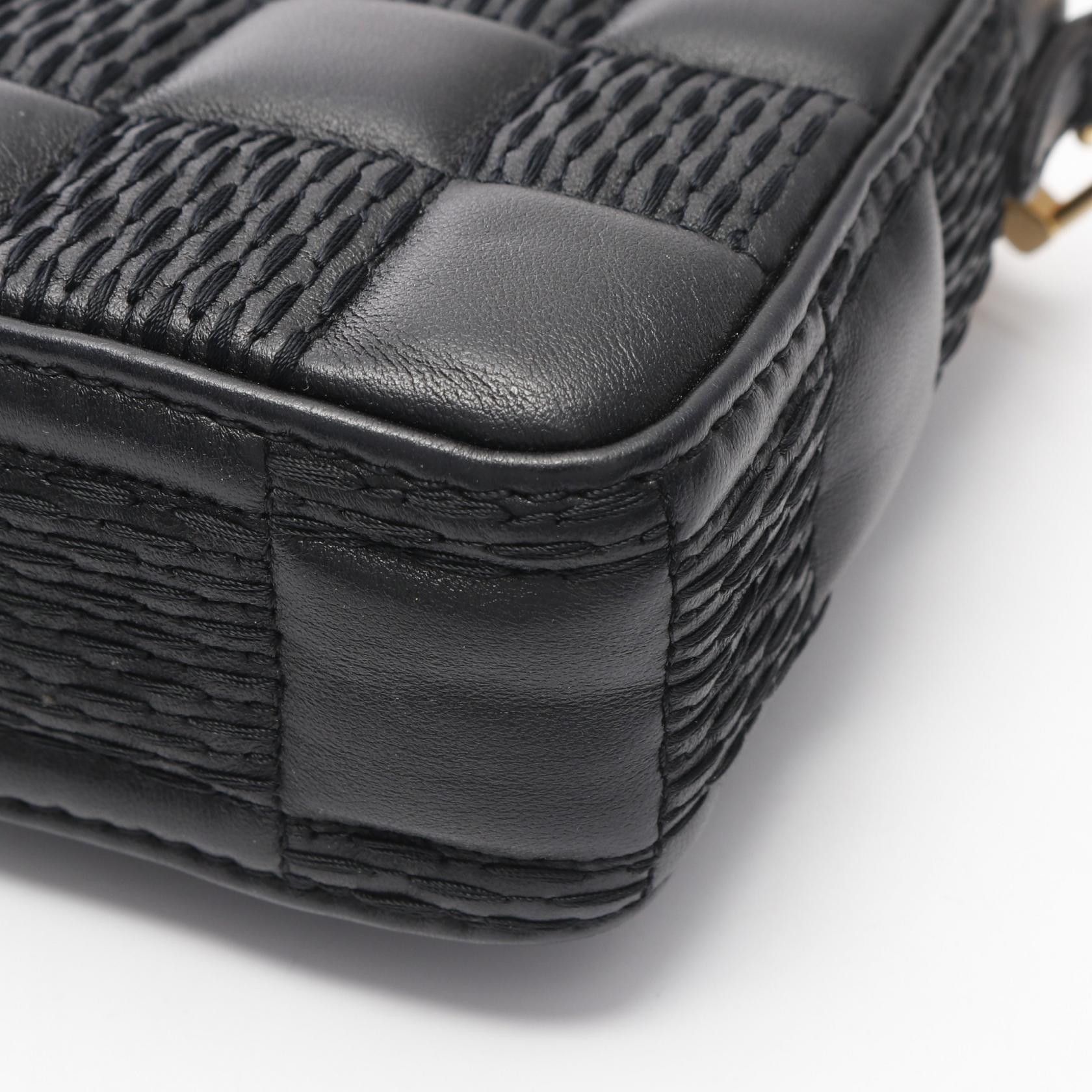 Louis Vuitton Louis Vuitton Troca Pm Noir Chain Handbag Leather Black Size ONE SIZE - 8 Thumbnail