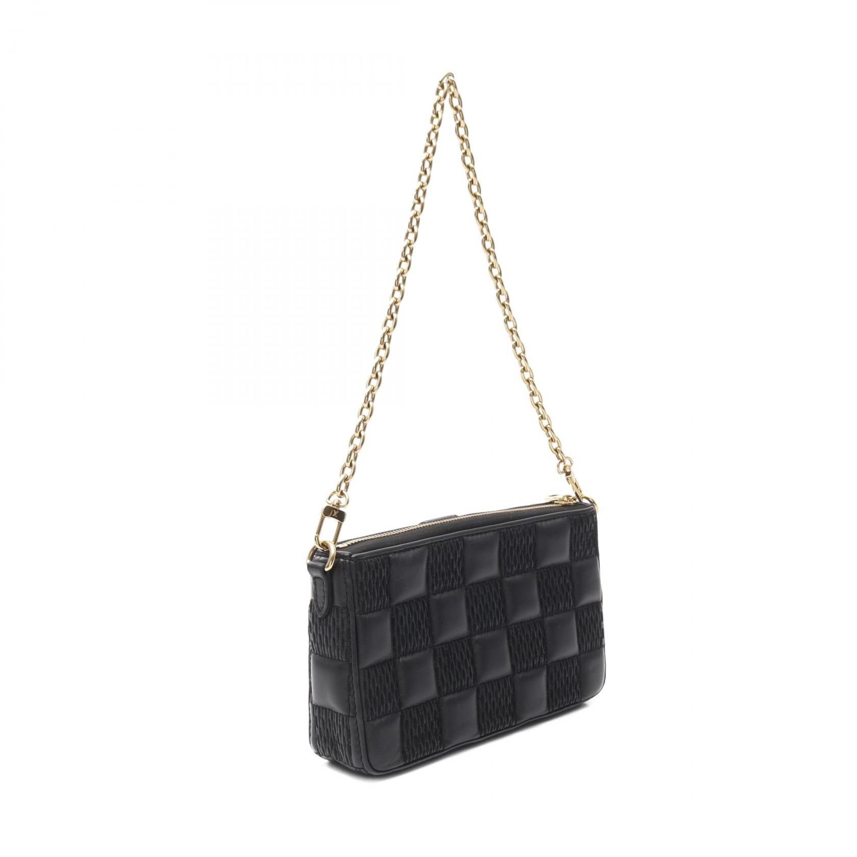 Louis Vuitton Louis Vuitton Troca Pm Noir Chain Handbag Leather Black Size ONE SIZE - 2 Thumbnail