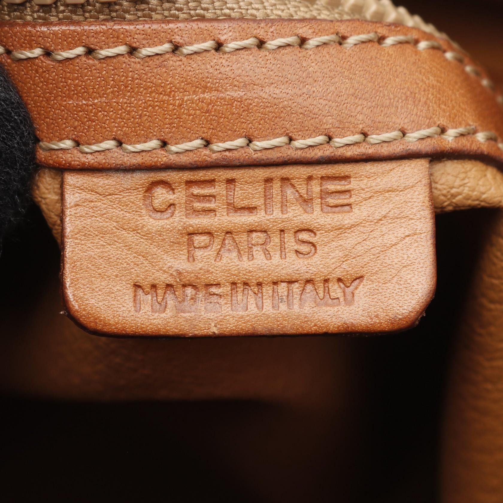 Celine Celine Macadam Shoulder Bag Purse Leather Brown Size ONE SIZE - 4 Thumbnail