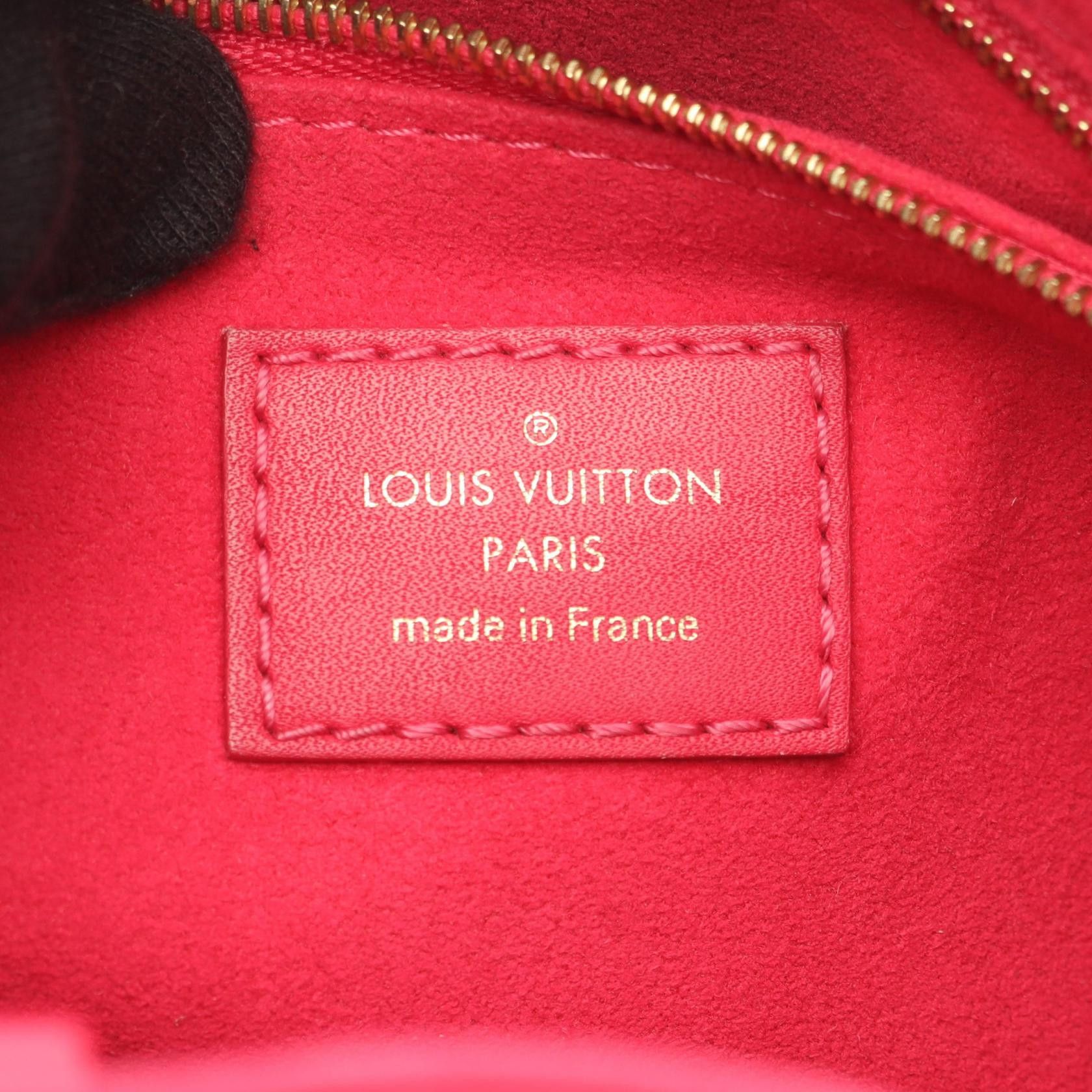Louis Vuitton Louis Vuitton On-The-Go Pm Monogram Empreinte Freesia Handbag Tote Bag Leather Pink Size ONE SIZE - 4 Thumbnail
