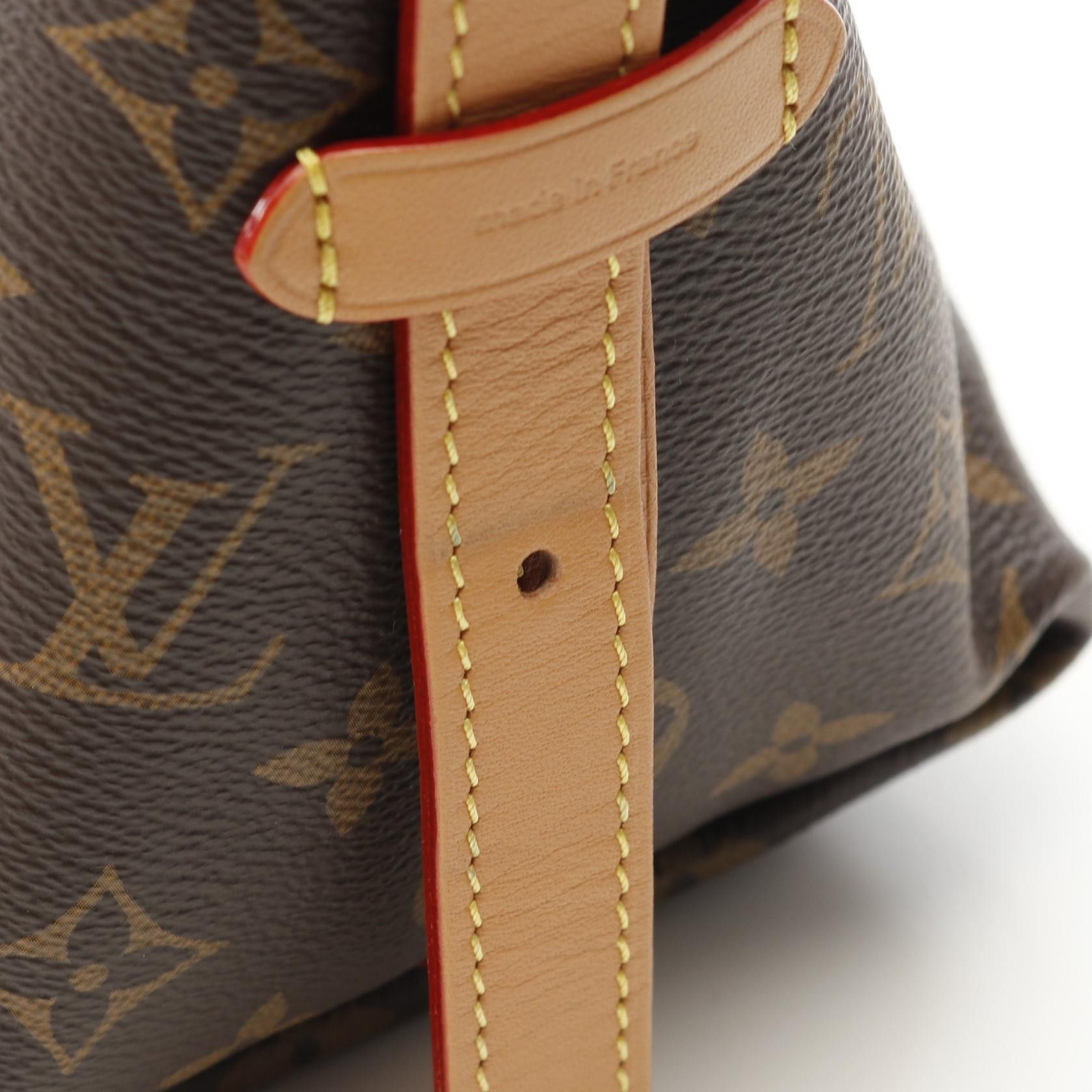 Louis Vuitton Louis Vuitton Carryall Nm Pm Monogram Shoulder Bag Leather Brown Size ONE SIZE - 9 Thumbnail