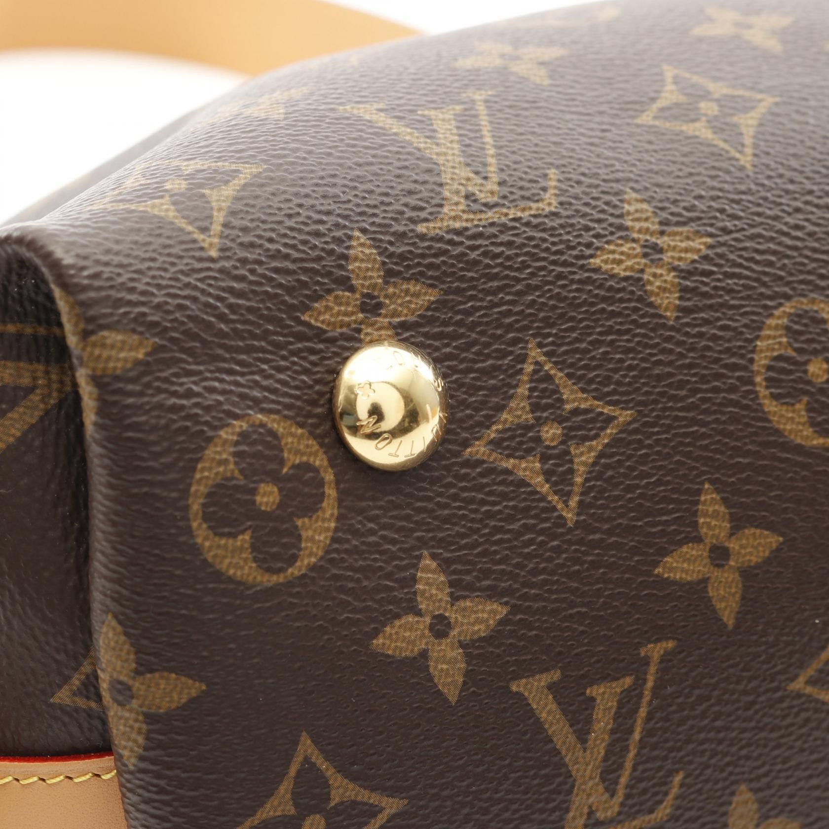 Louis Vuitton Louis Vuitton Carryall Nm Pm Monogram Shoulder Bag Leather Brown Size ONE SIZE - 8 Thumbnail