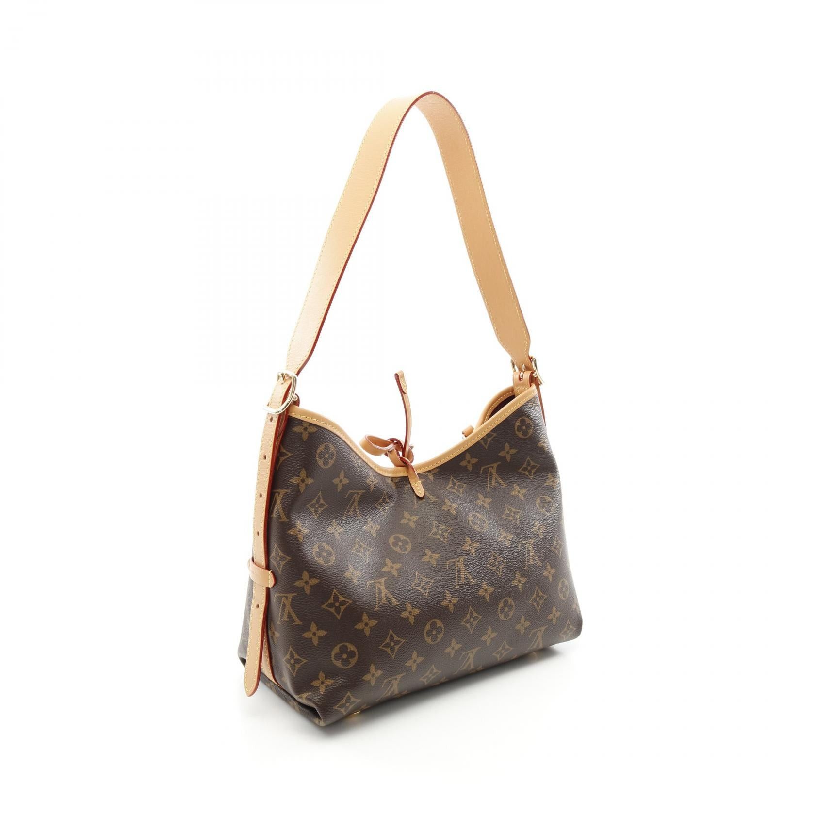 Louis Vuitton Louis Vuitton Carryall Nm Pm Monogram Shoulder Bag Leather Brown Size ONE SIZE - 2 Thumbnail