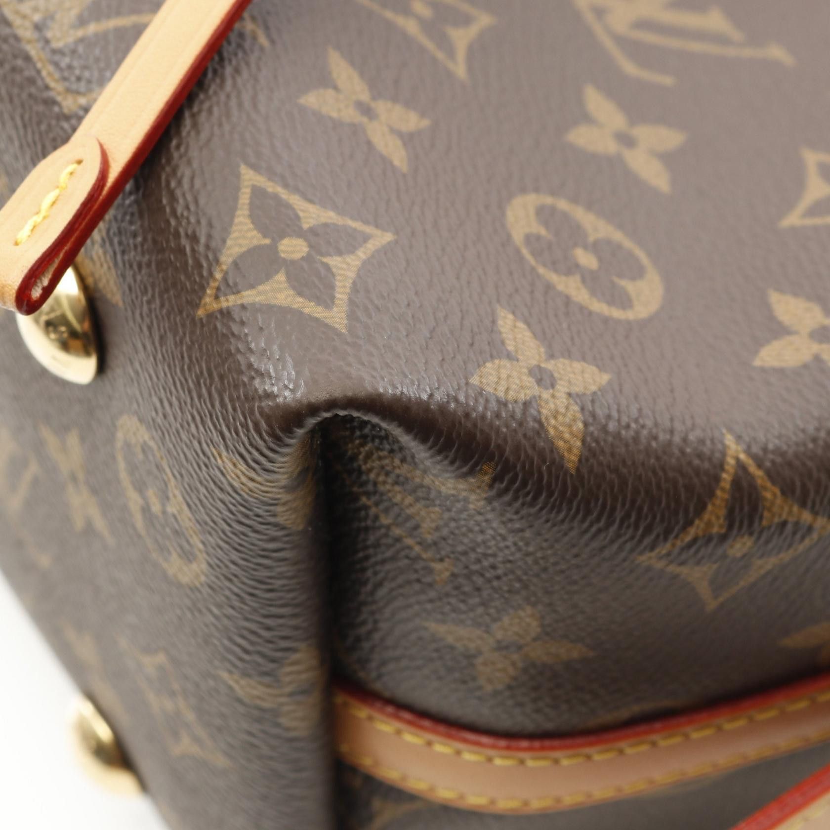 Louis Vuitton Louis Vuitton Carryall Nm Pm Monogram Shoulder Bag Leather Brown Size ONE SIZE - 5 Thumbnail