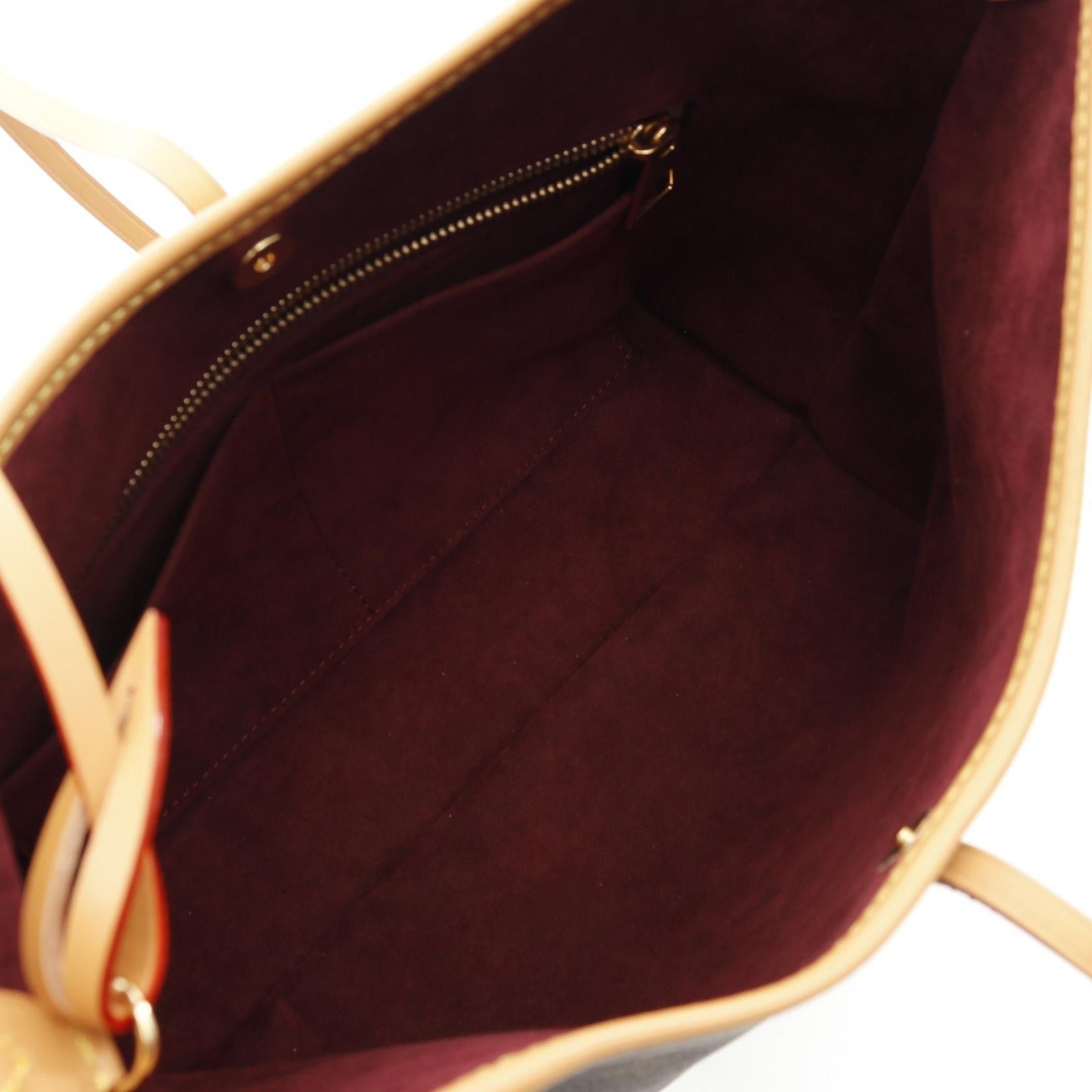 Louis Vuitton Louis Vuitton Carryall Nm Pm Monogram Shoulder Bag Leather Brown Size ONE SIZE - 3 Thumbnail